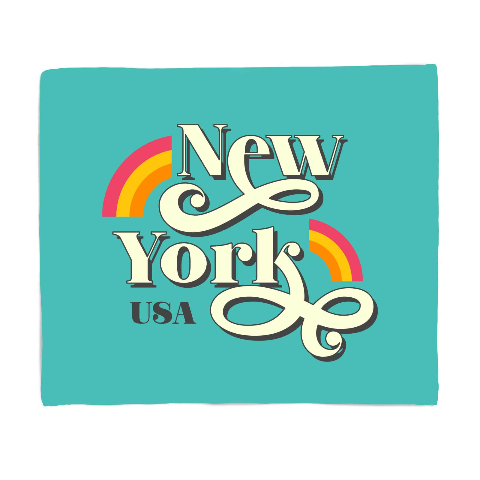 New York Fleece Blanket - S