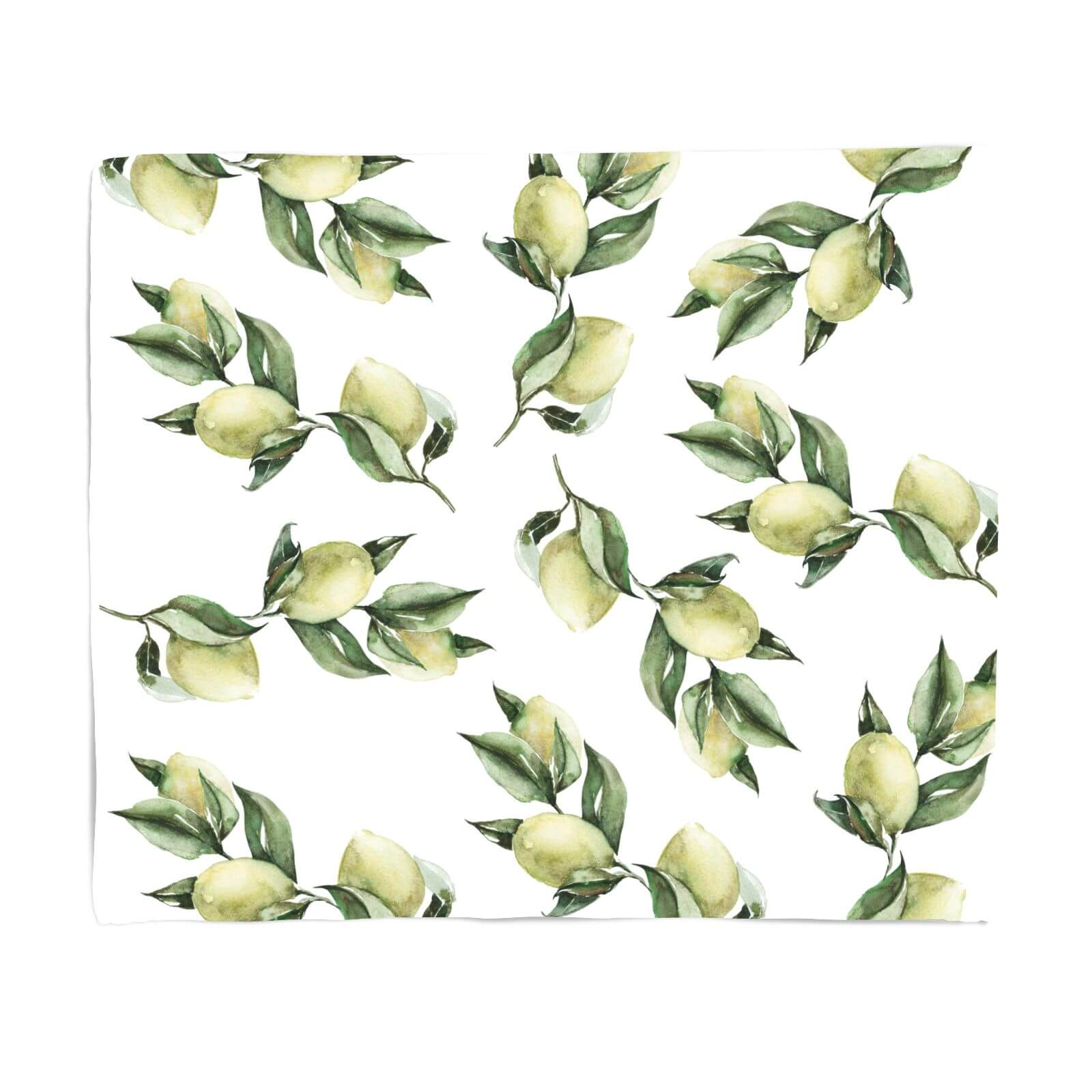 Printed Flowers Fleece Blanket - S