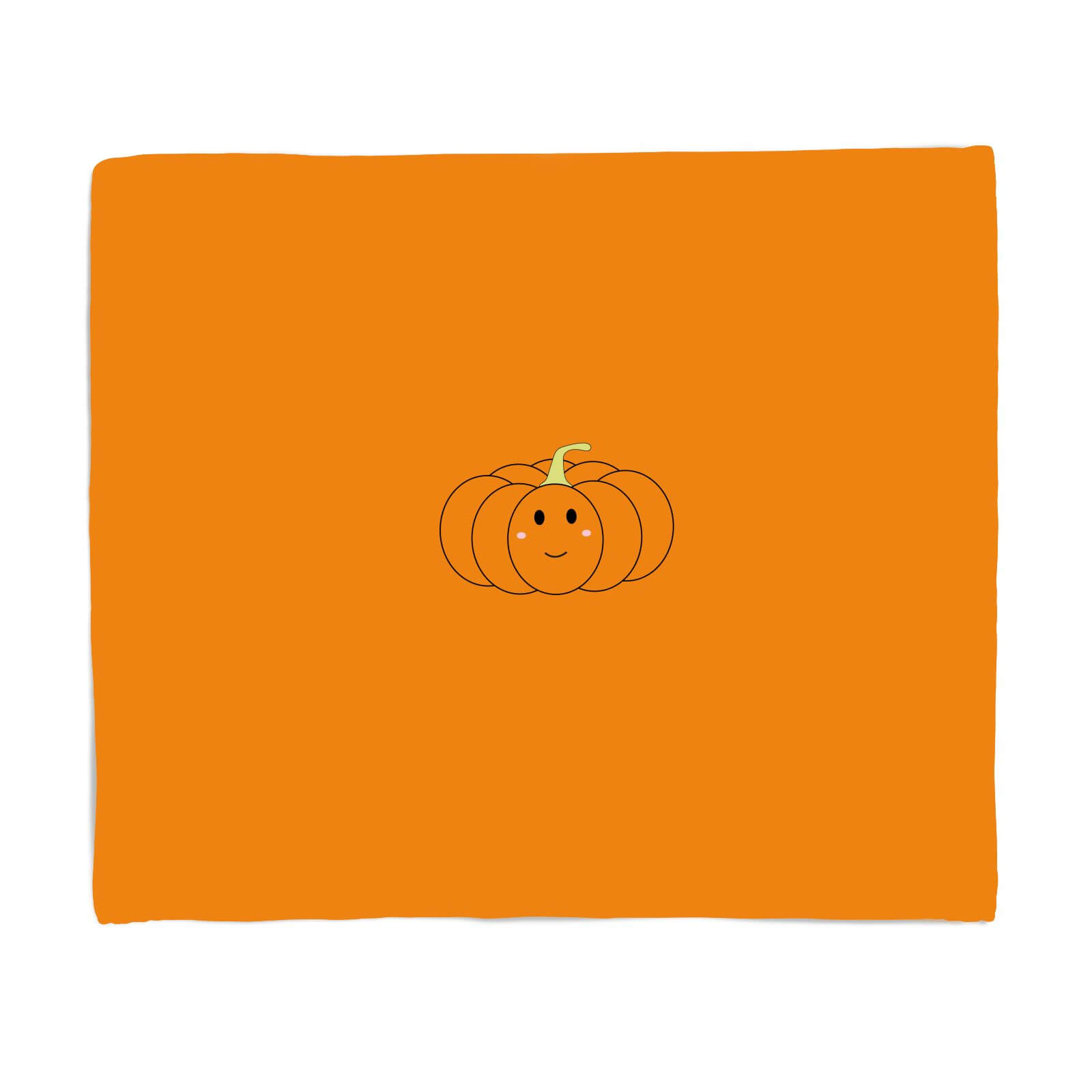 Cute Pumpkin Fleece Blanket - S