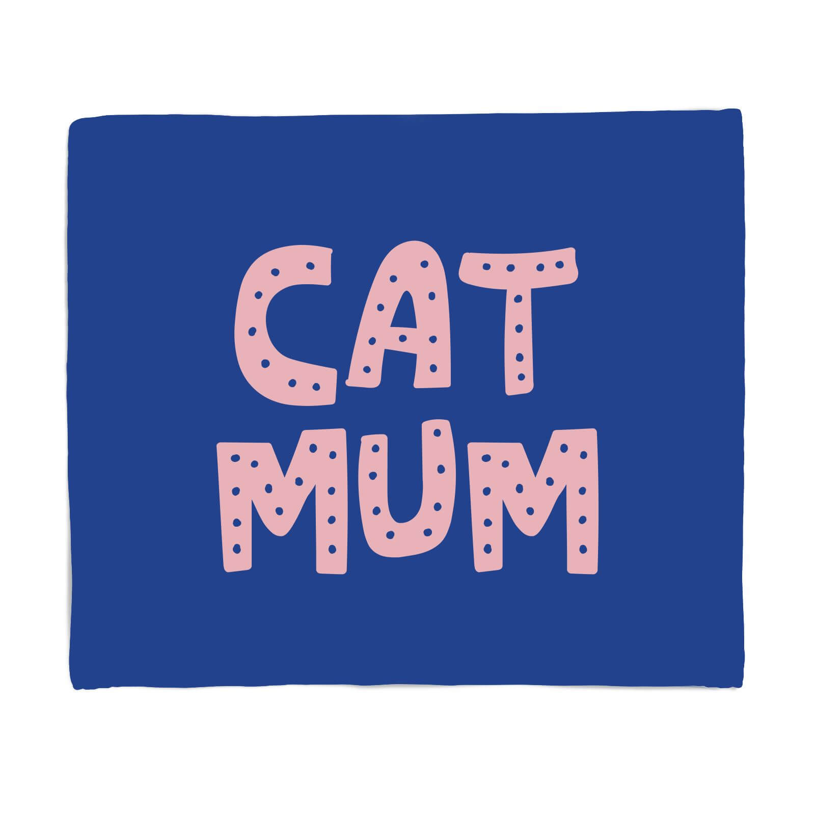 Cat Mum Fleece Blanket - S