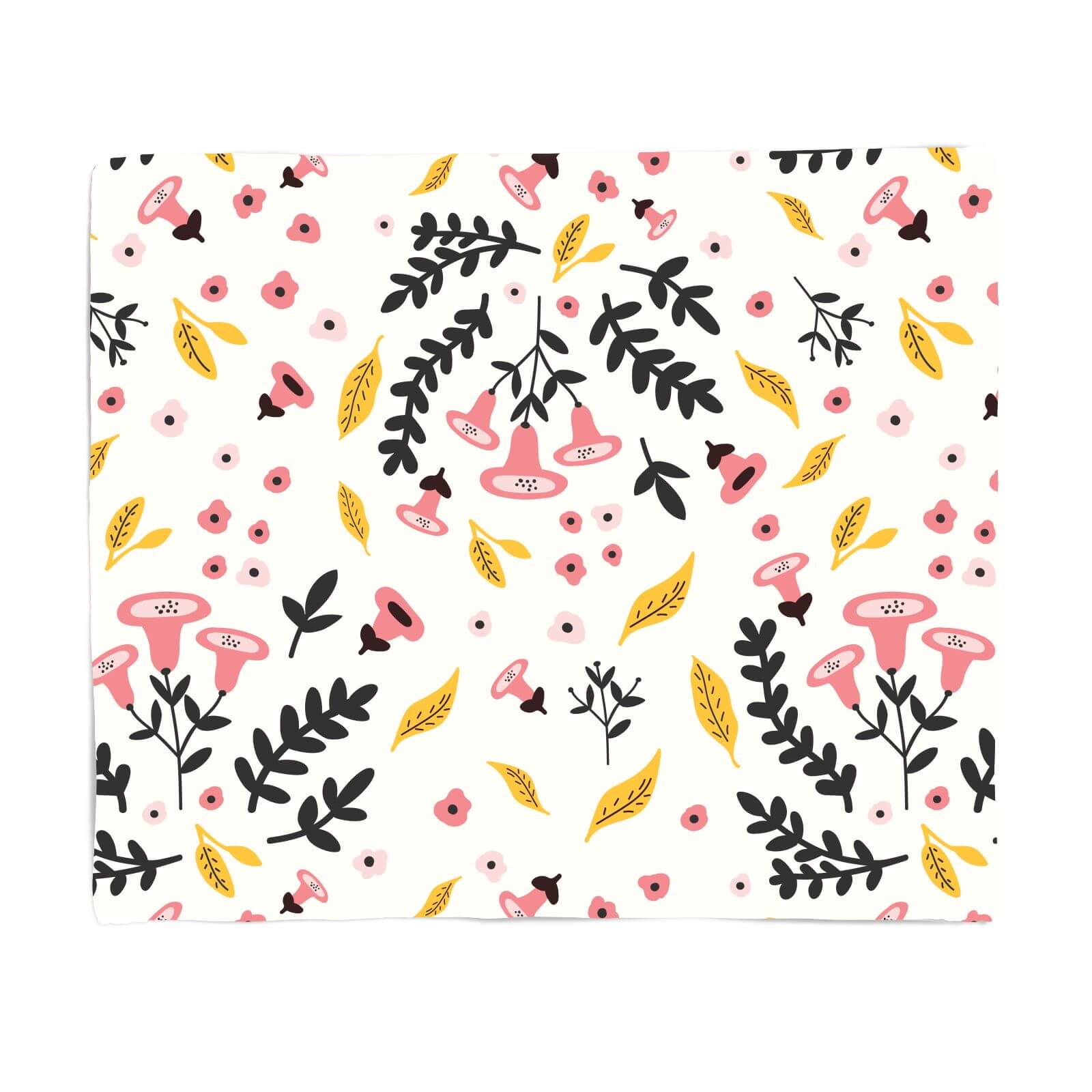 Bells And Leaves Fleece Blanket - S