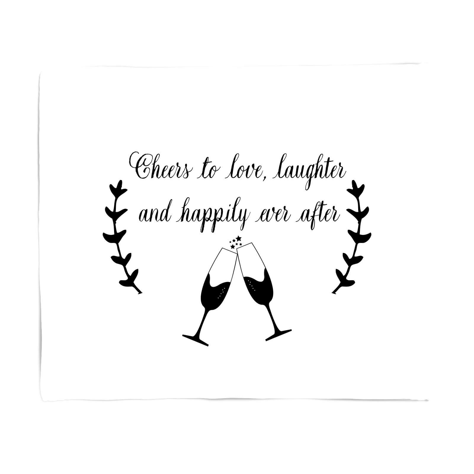 Cheers To Love Fleece Blanket - S