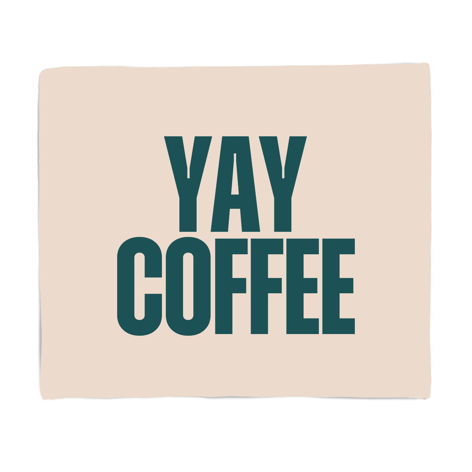 Yay Coffee Fleece Blanket - S