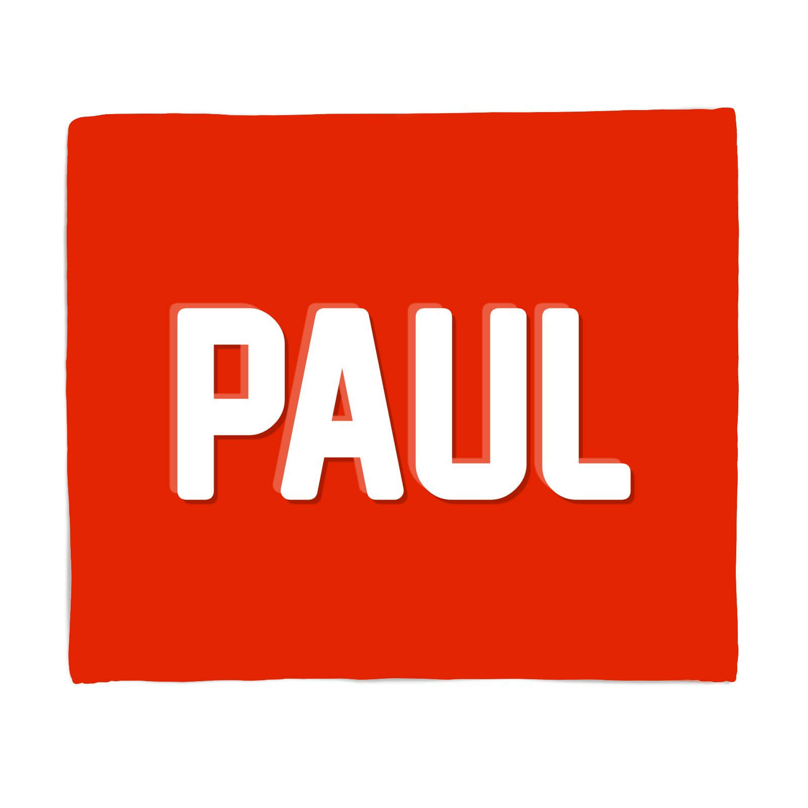Embossed Paul Fleece Blanket - S