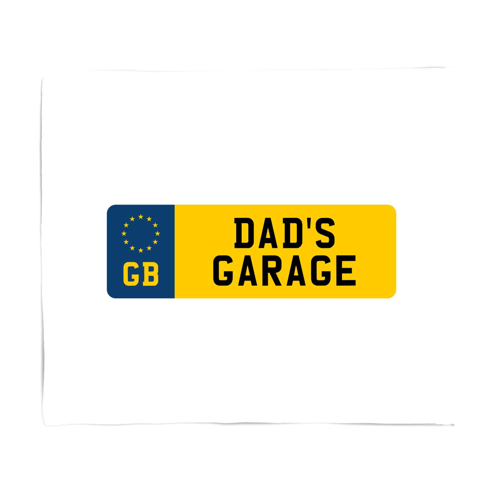 Dad's Garage Fleece Blanket - S
