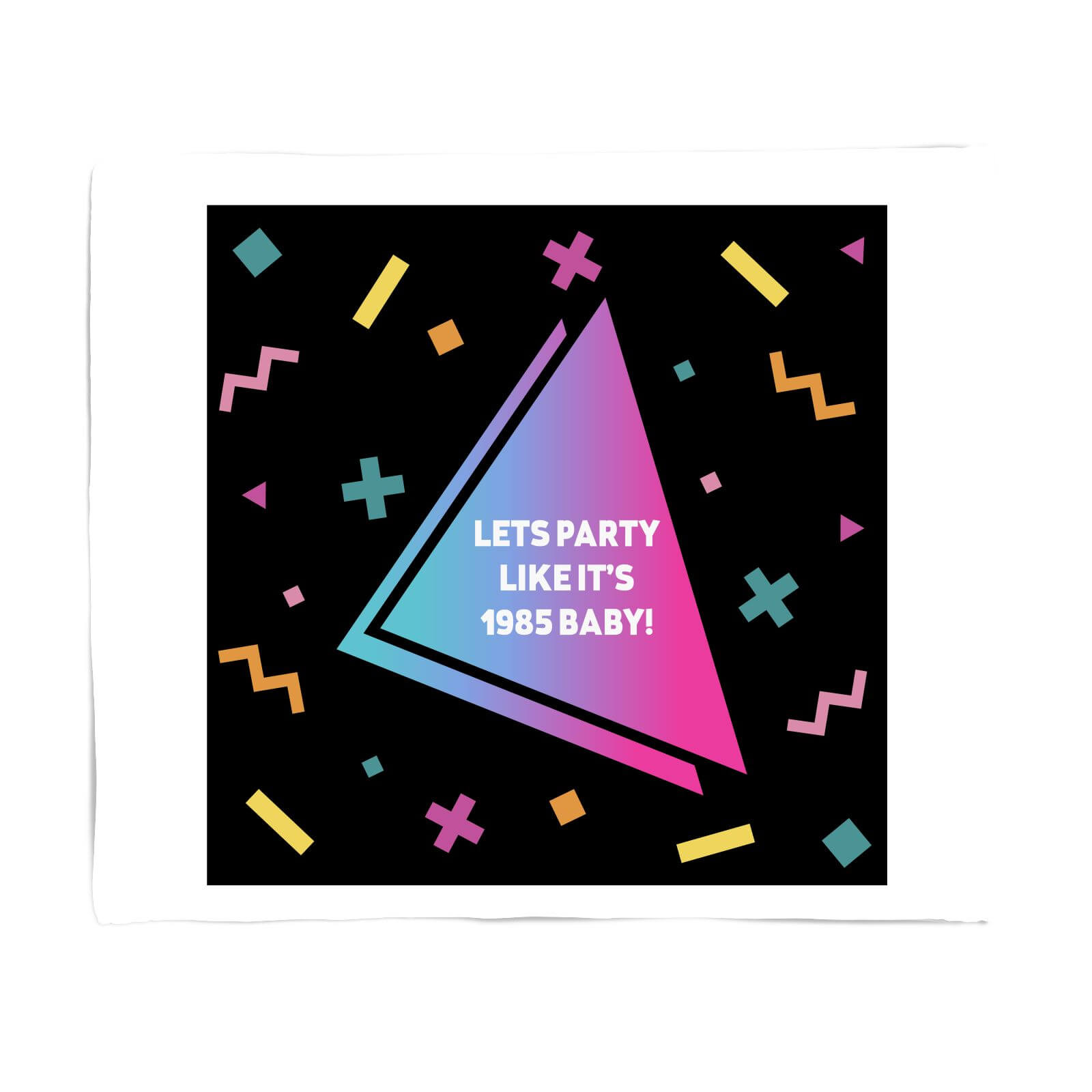 Lets Party Like It's 1985 Baby Fleece Blanket - S