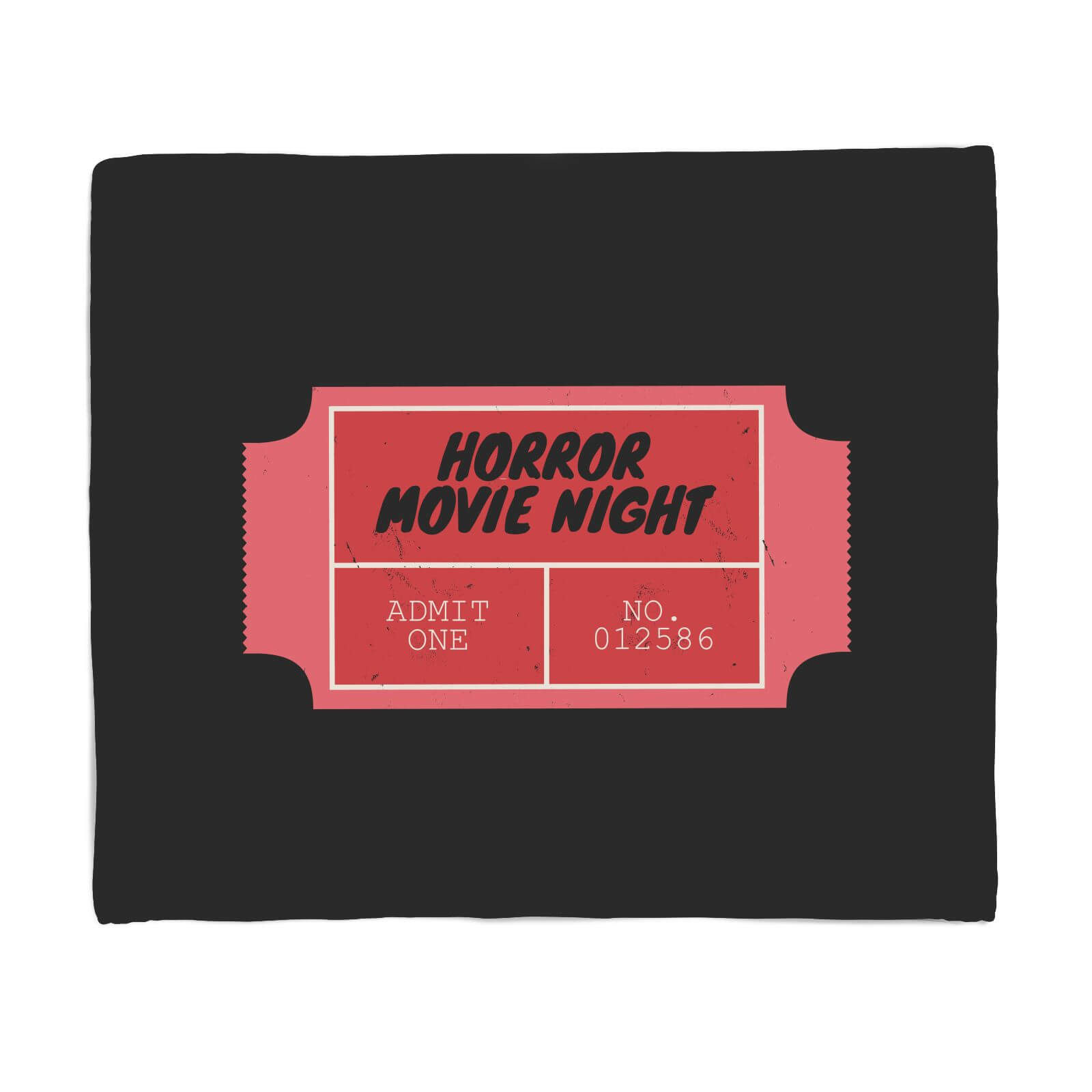 Horror Movie Night Fleece Blanket - S