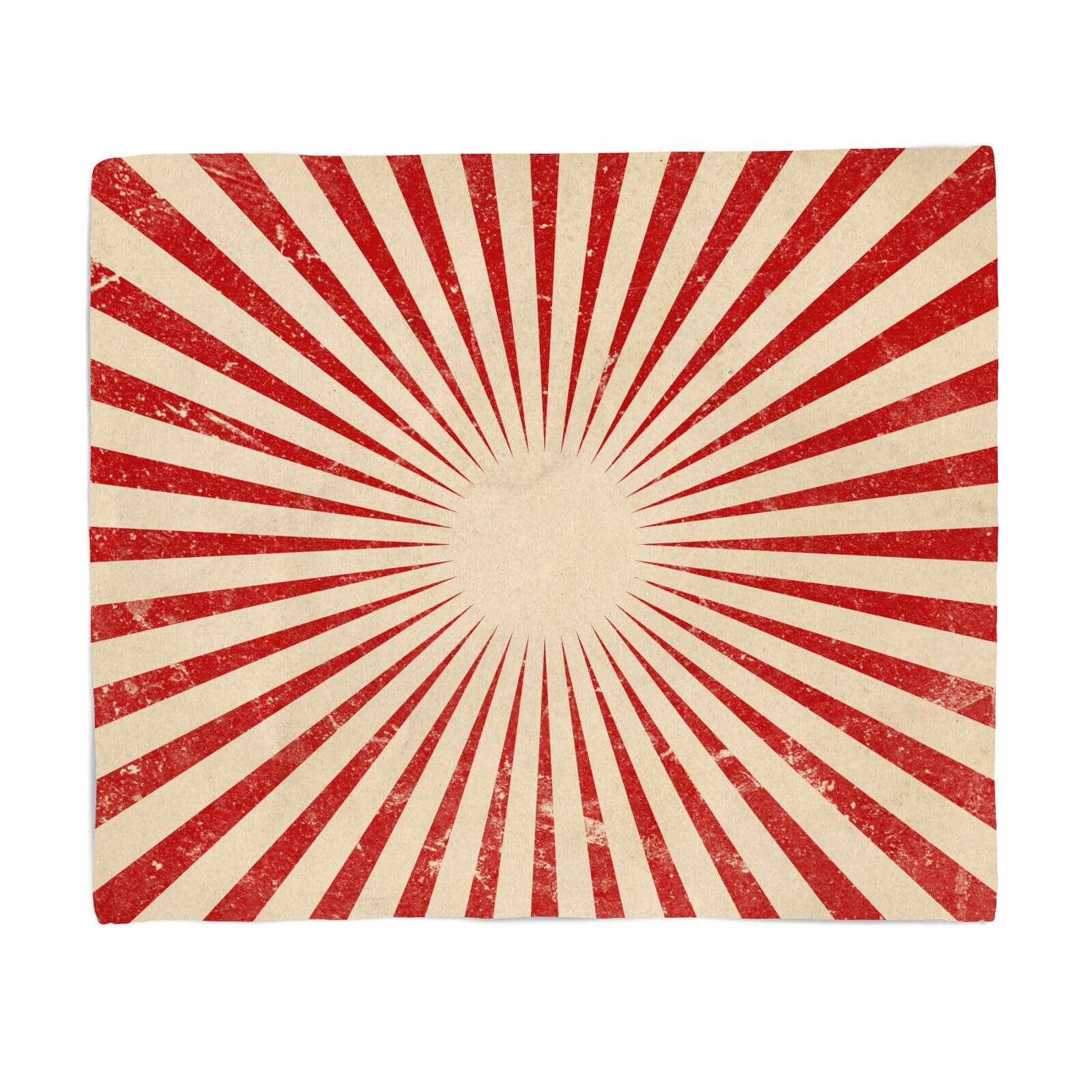 Circus Beams Red Fleece Blanket - S