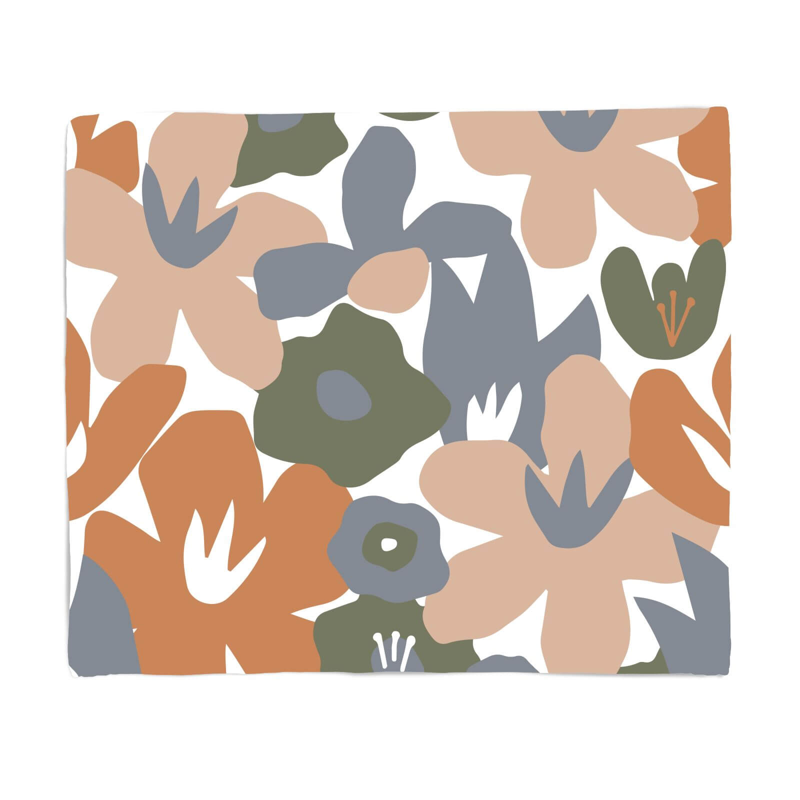 Garden Flowers Fleece Blanket - S