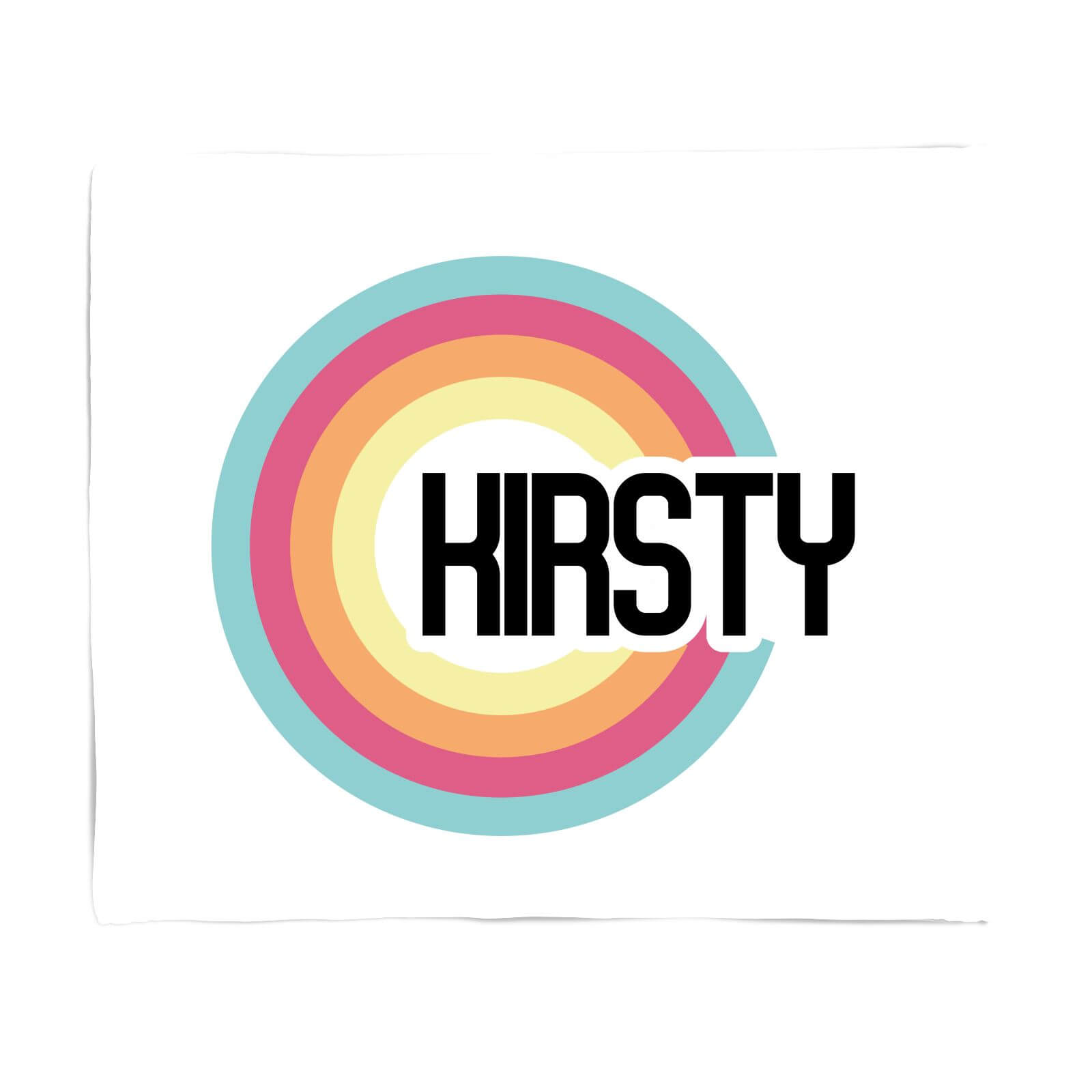 Kirsty Rainbow Fleece Blanket - S