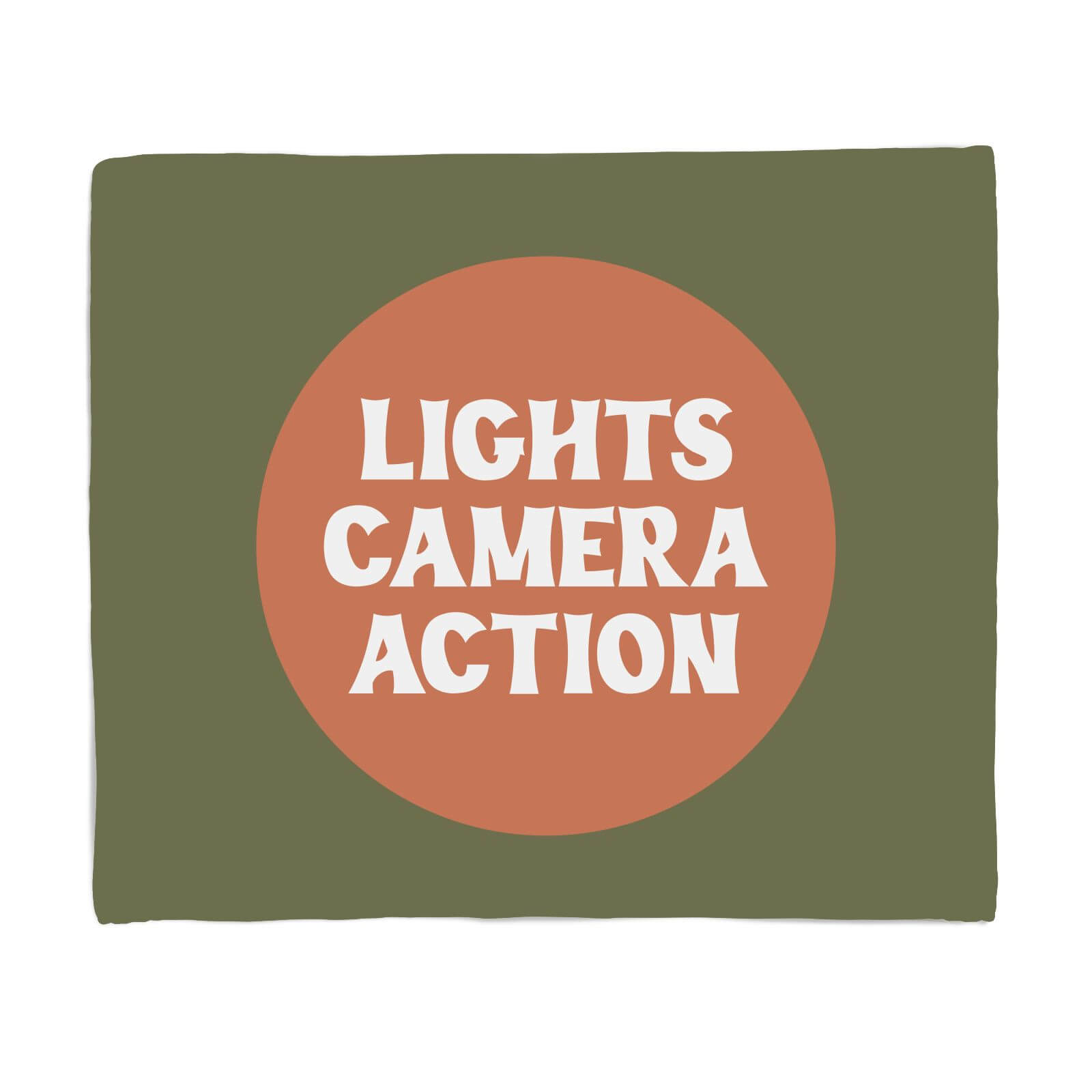Lights Camera Action Fleece Blanket - S