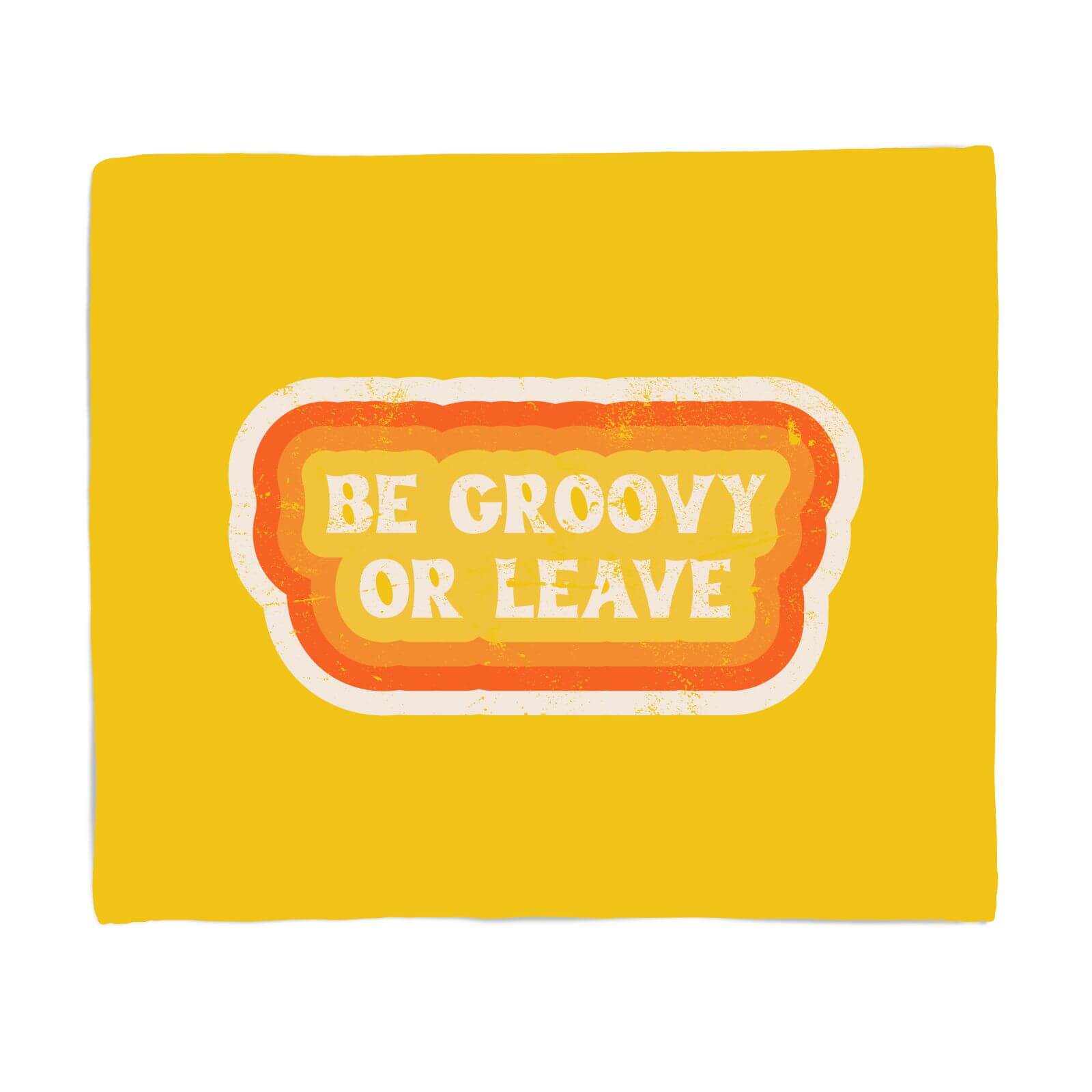 Be Groozy Or Leave Fleece Blanket - S