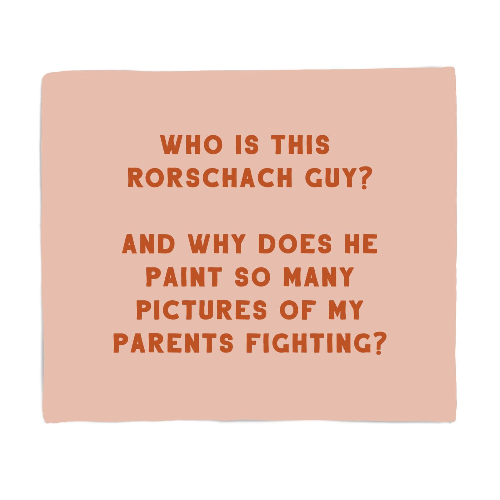 Rorschach Test Fleece Blanket - S