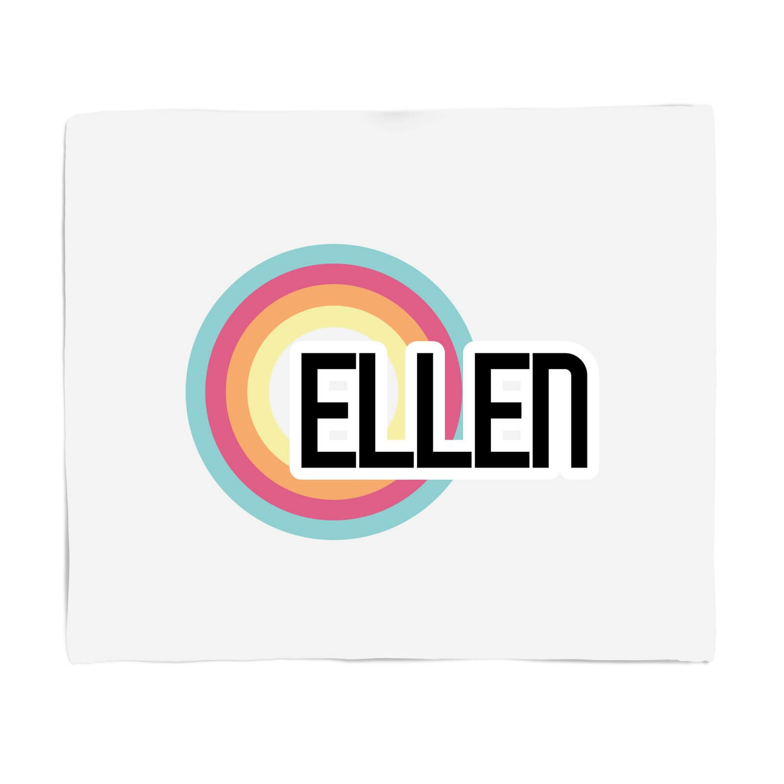 Ellen Rainbow Fleece Blanket - S