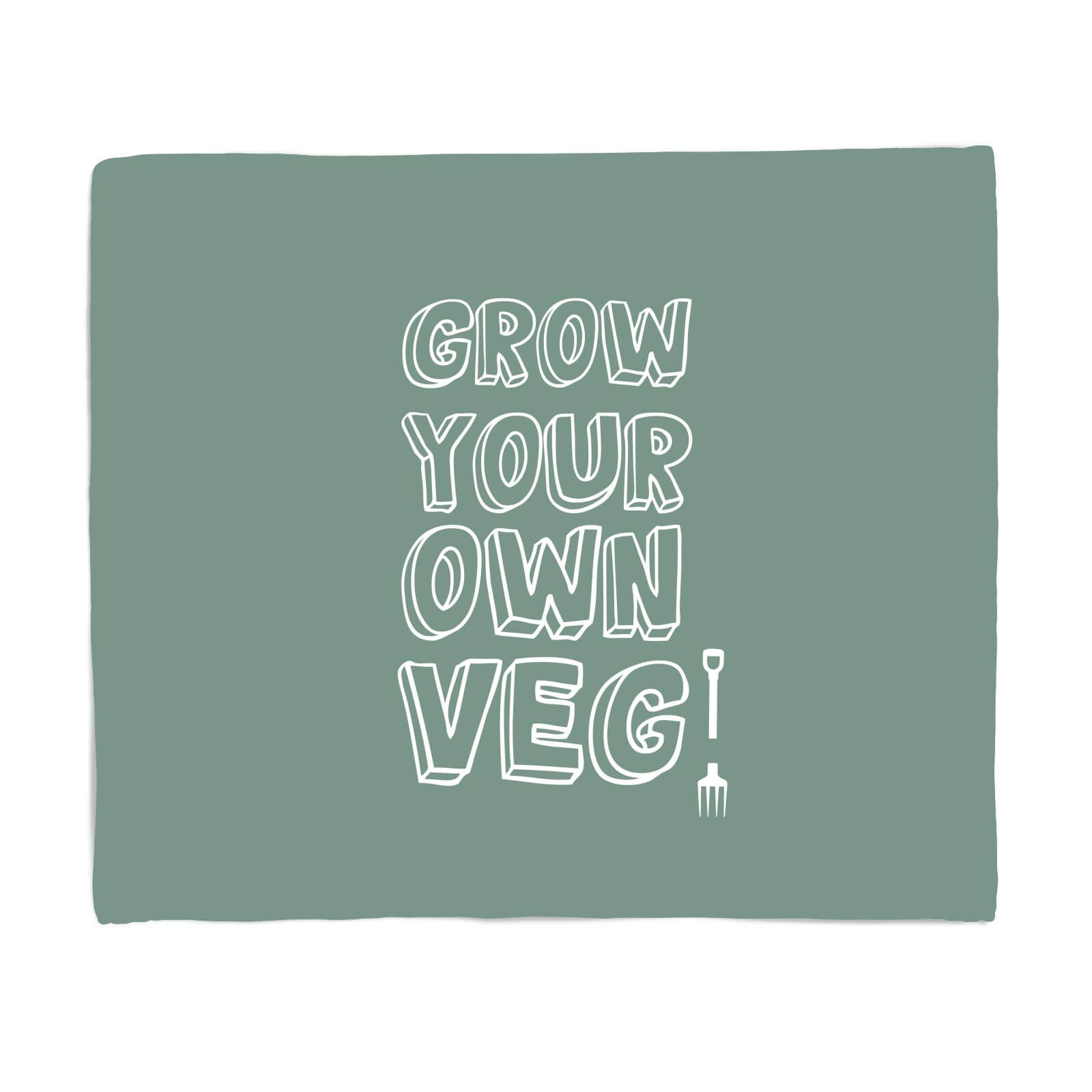 Grow Your Own Veg Fleece Blanket - S