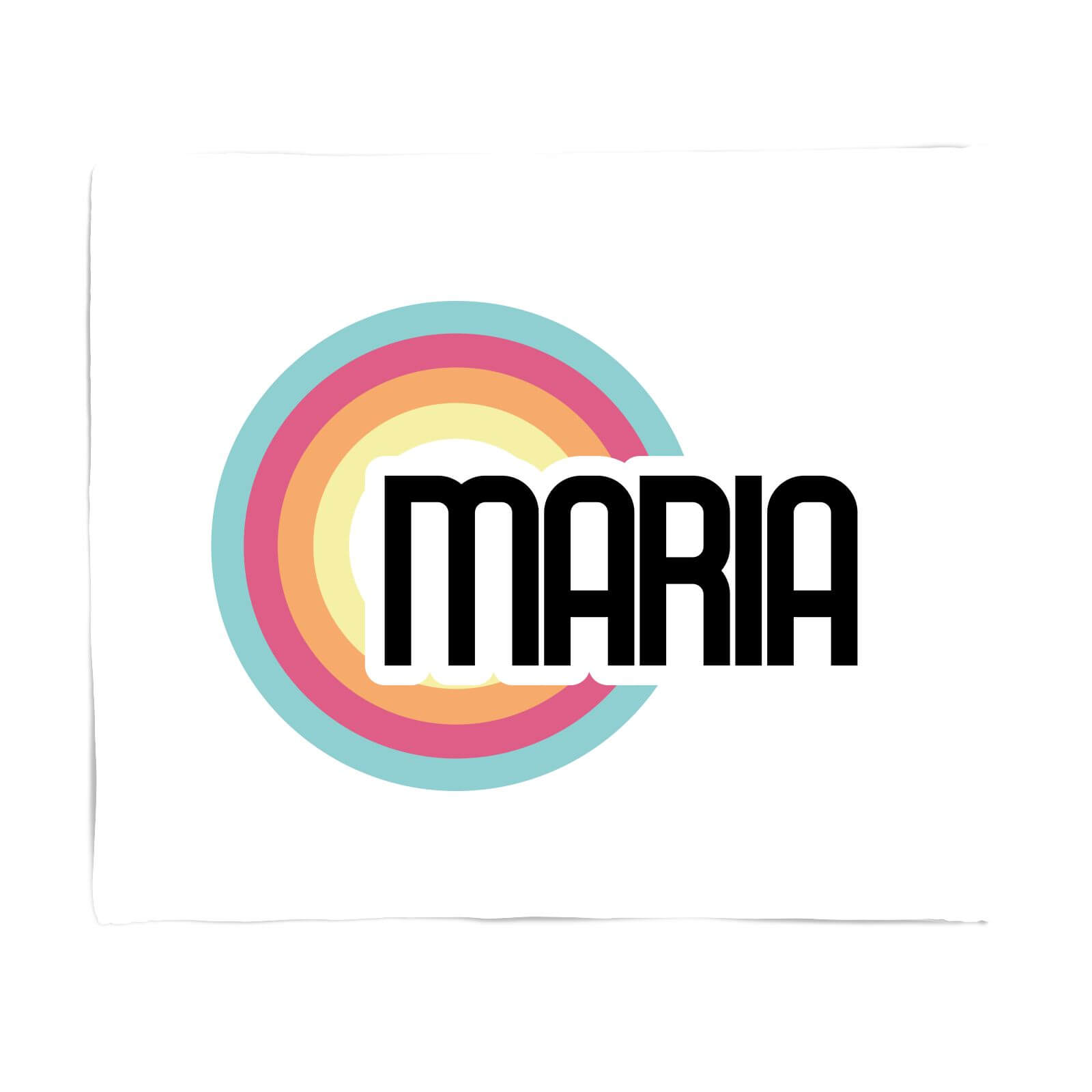 Maria Rainbow Fleece Blanket - S