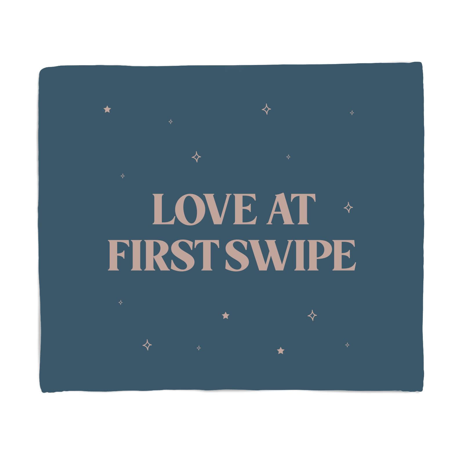 Love At First Swipe Fleece Blanket - S