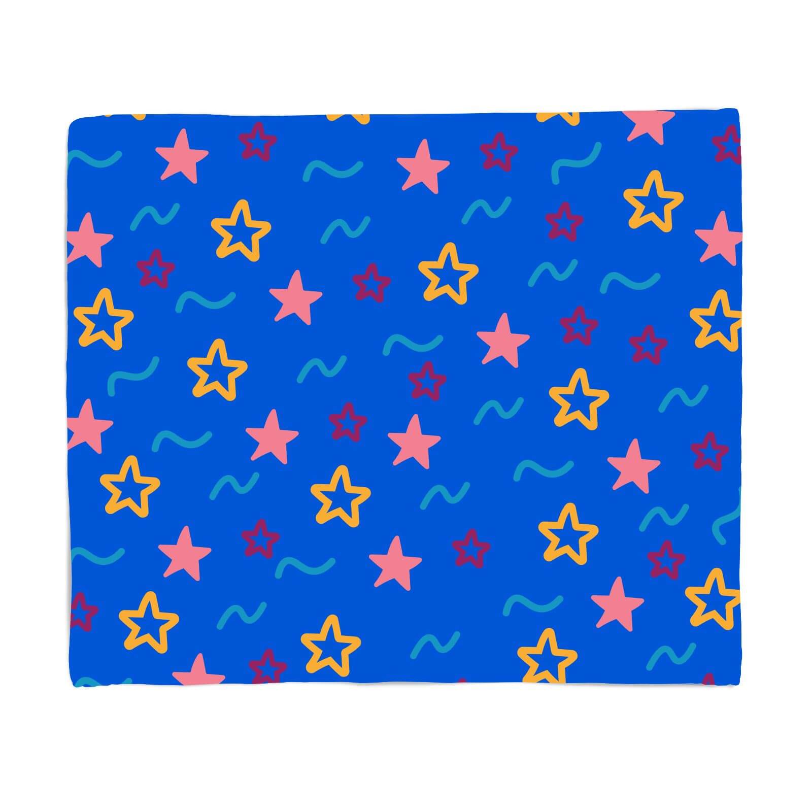 Stars And Squiggles Fleece Blanket - S