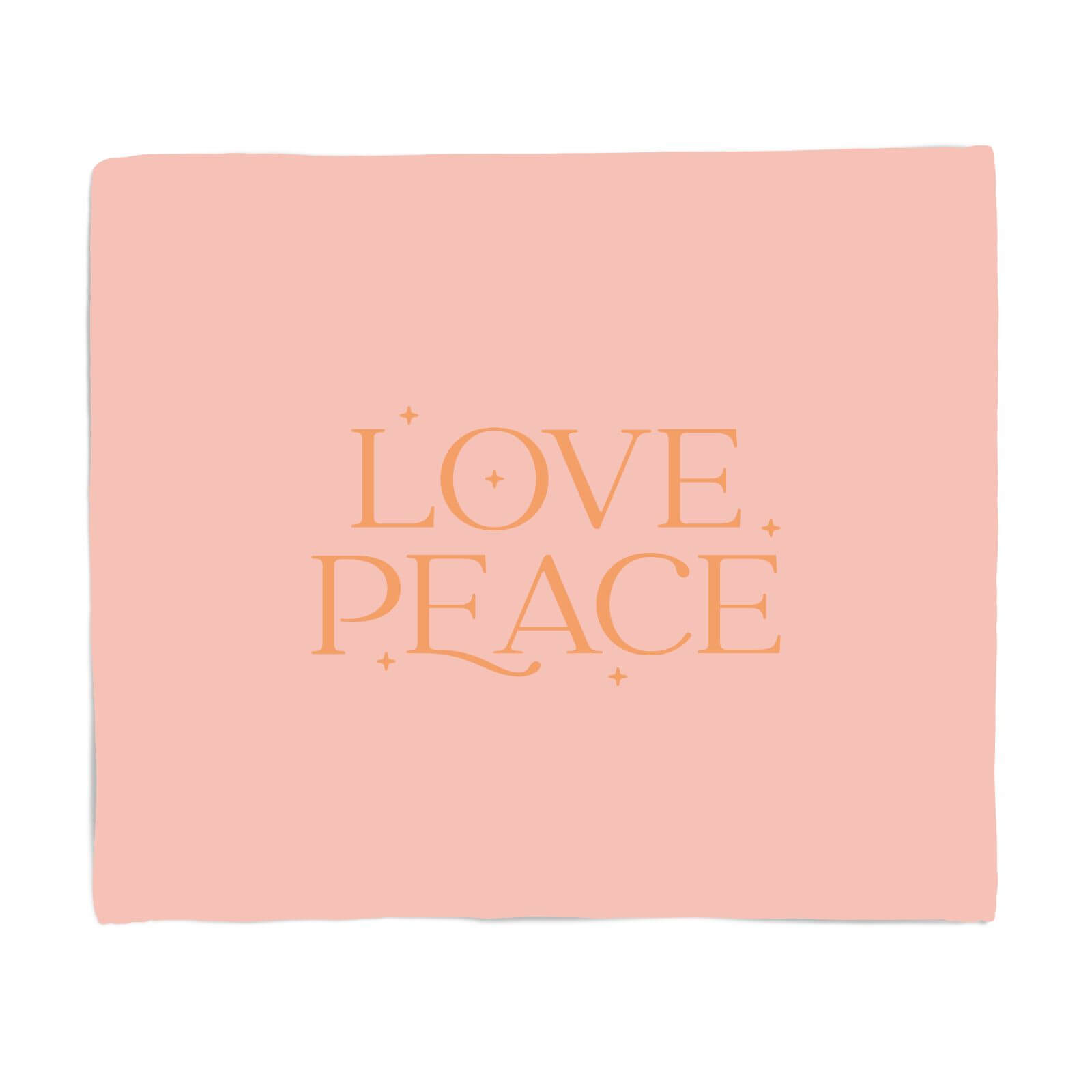 Love Peace Fleece Blanket - S