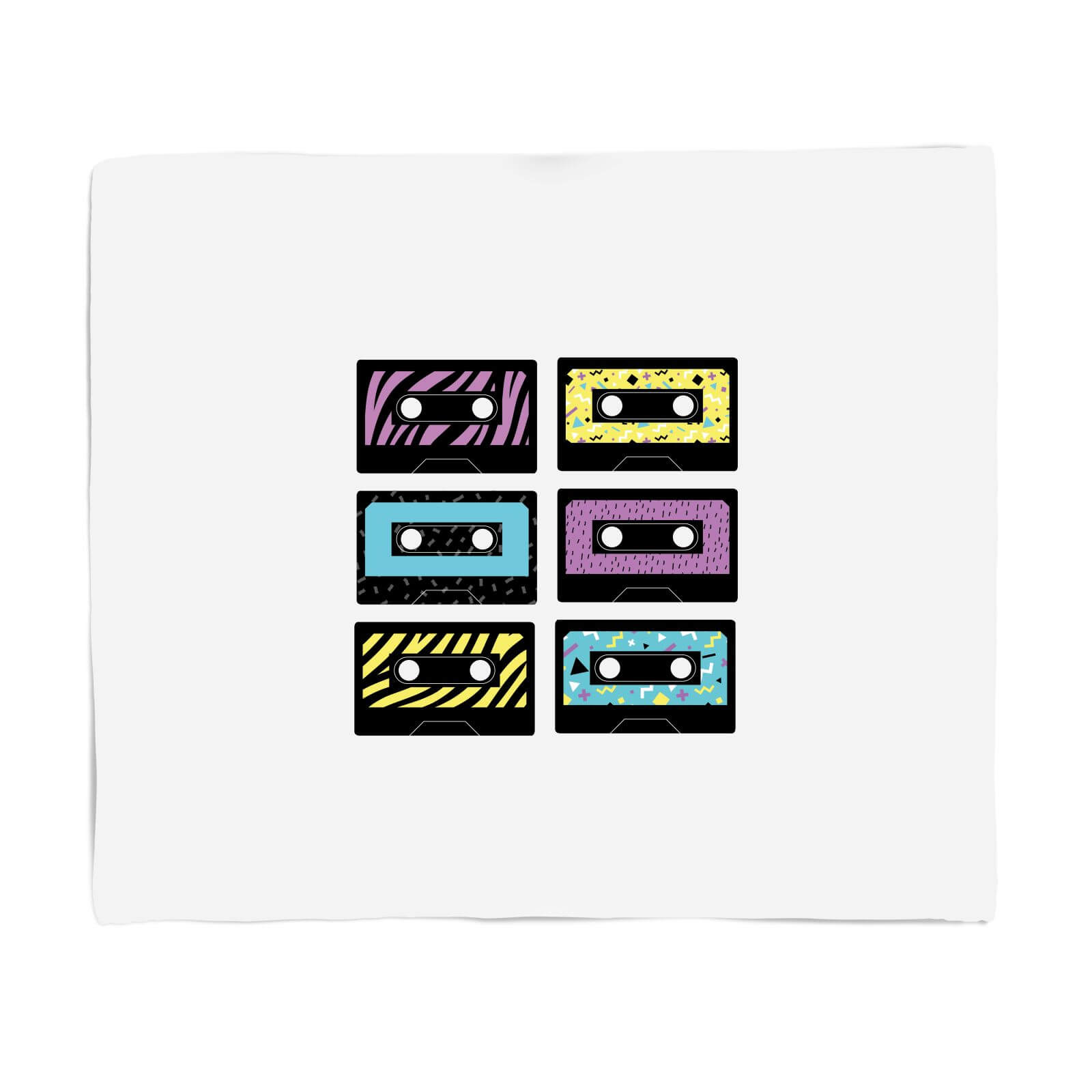 Cassette Graphic Fleece Blanket - S