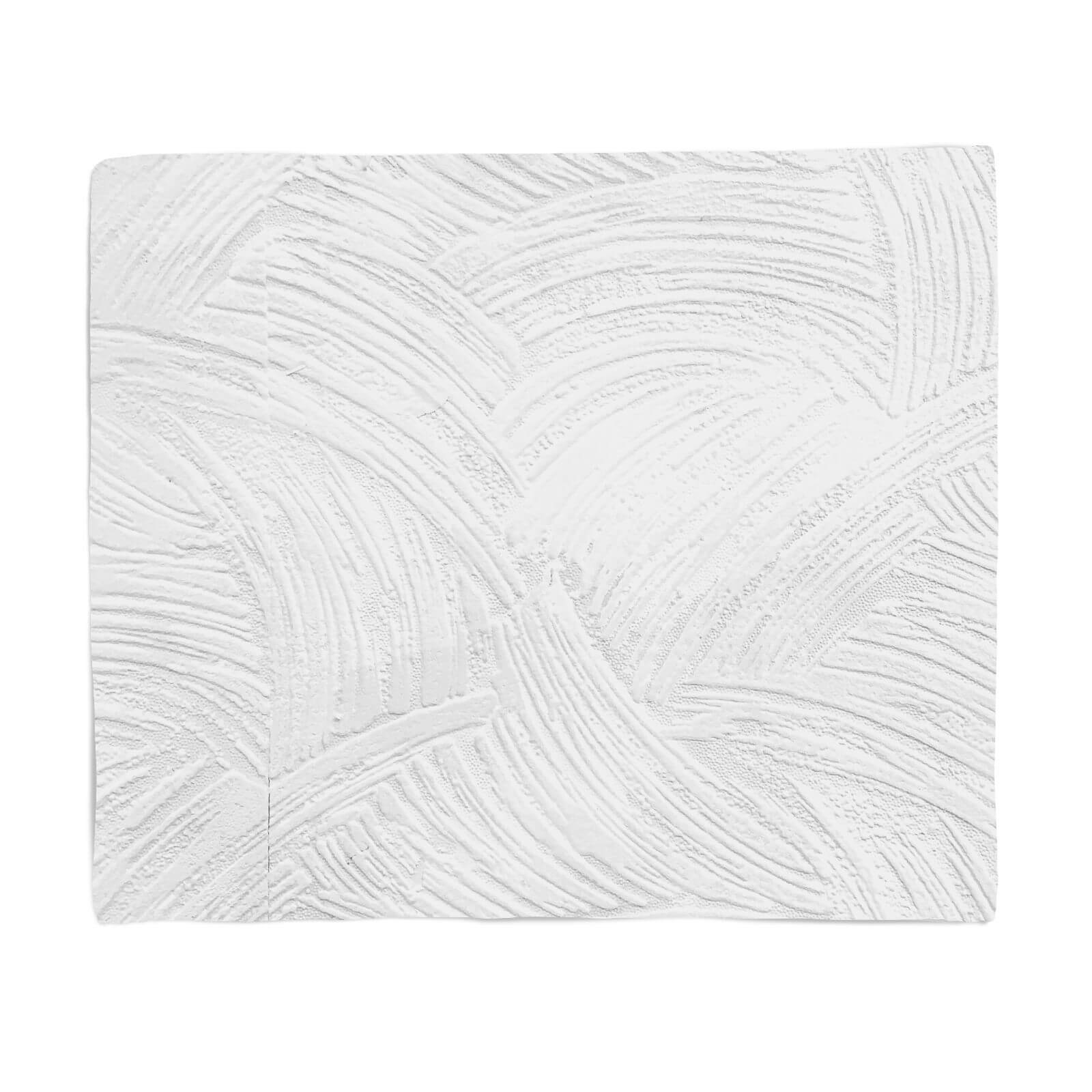 Acrylic Stroke Fleece Blanket - S