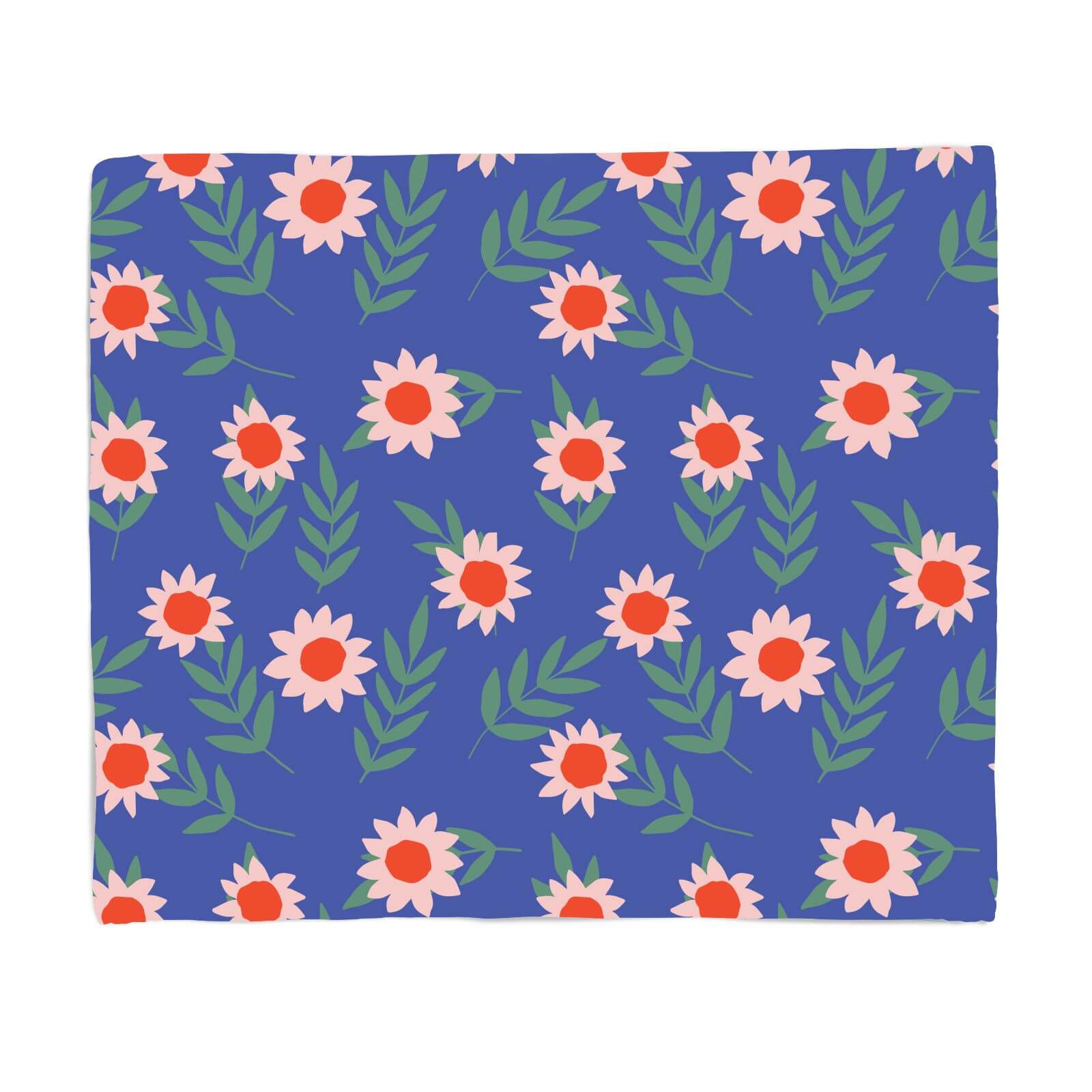 Large Daisy Fleece Blanket - S