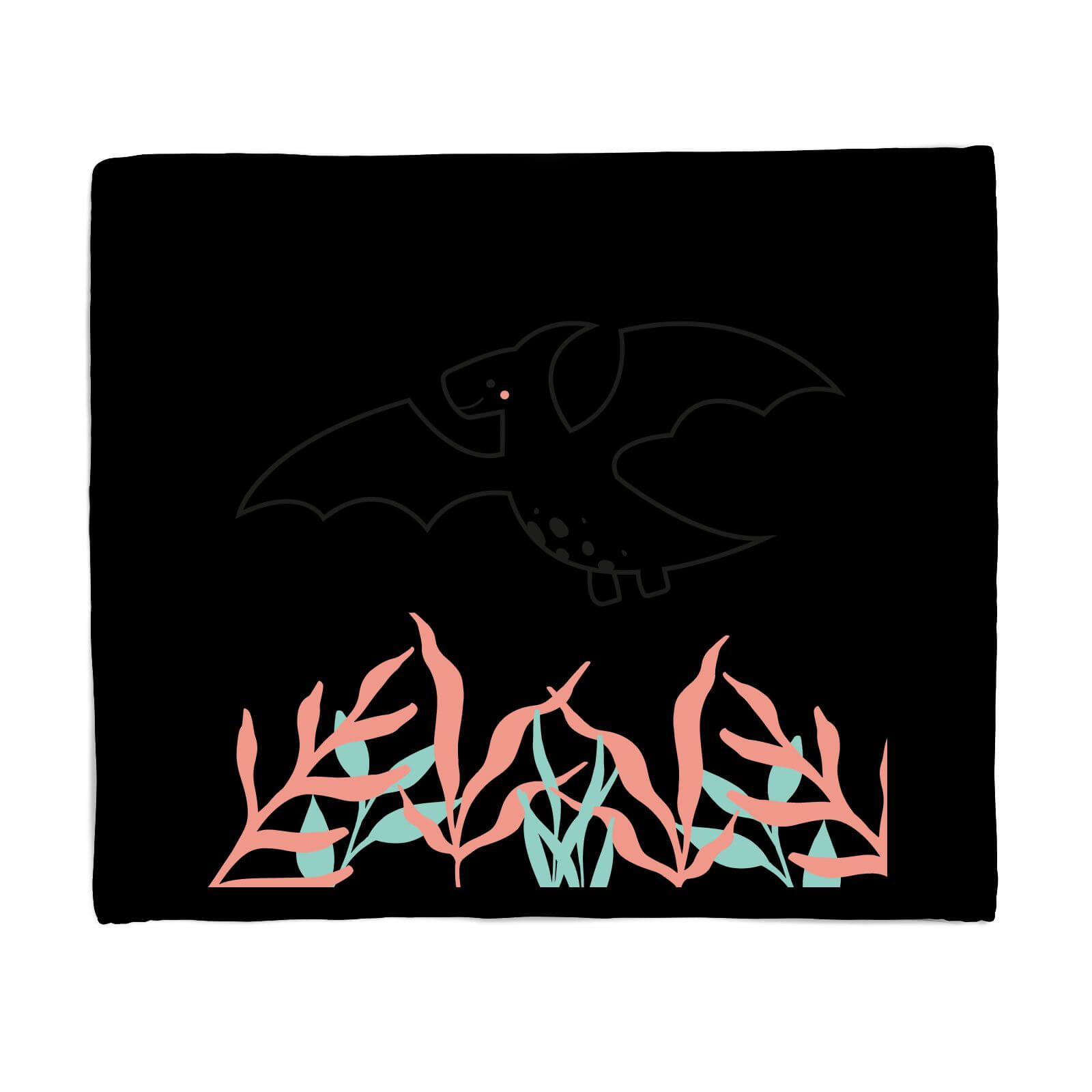 Pastel Pterodactyl Fleece Blanket - S