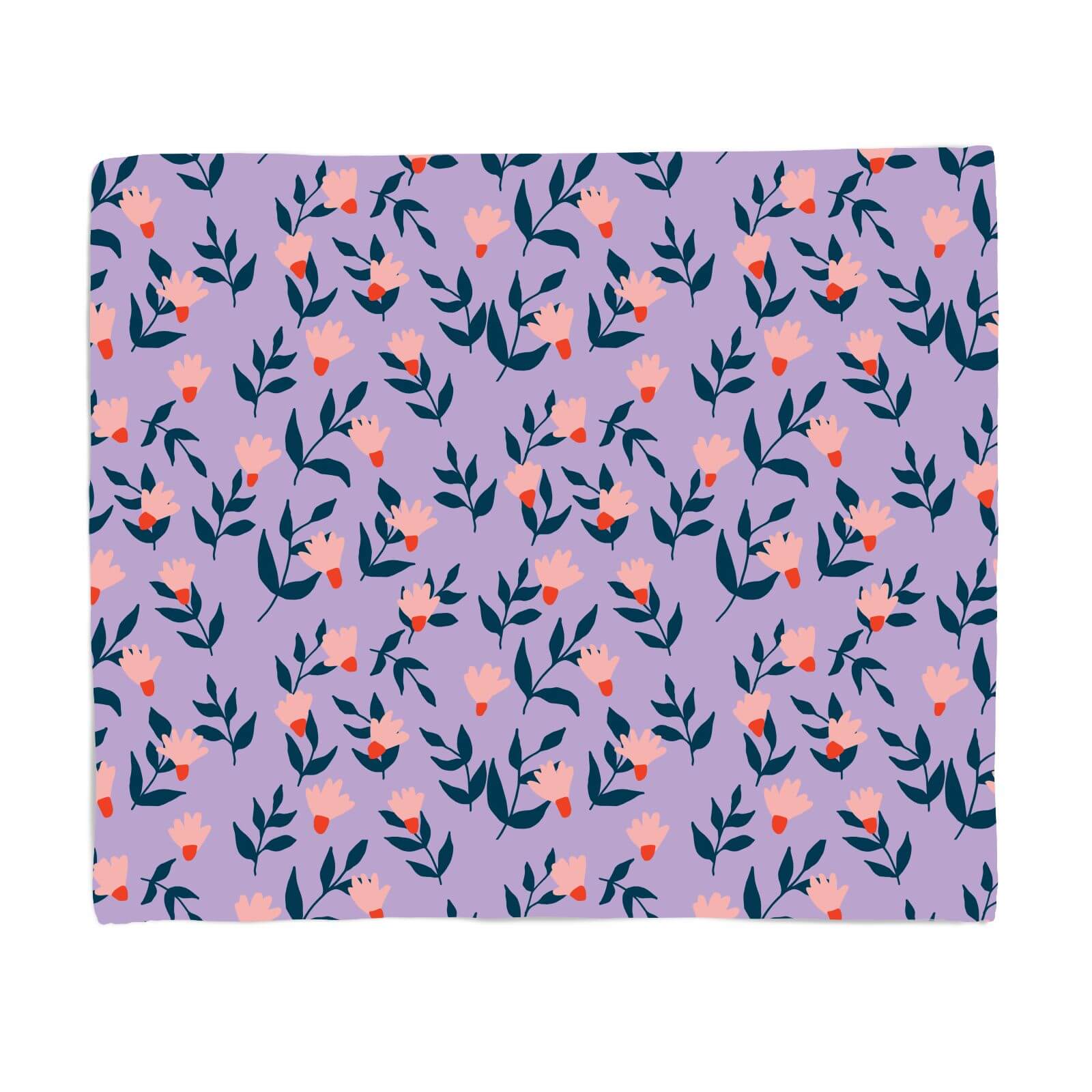 Wild Flowers Fleece Blanket - S