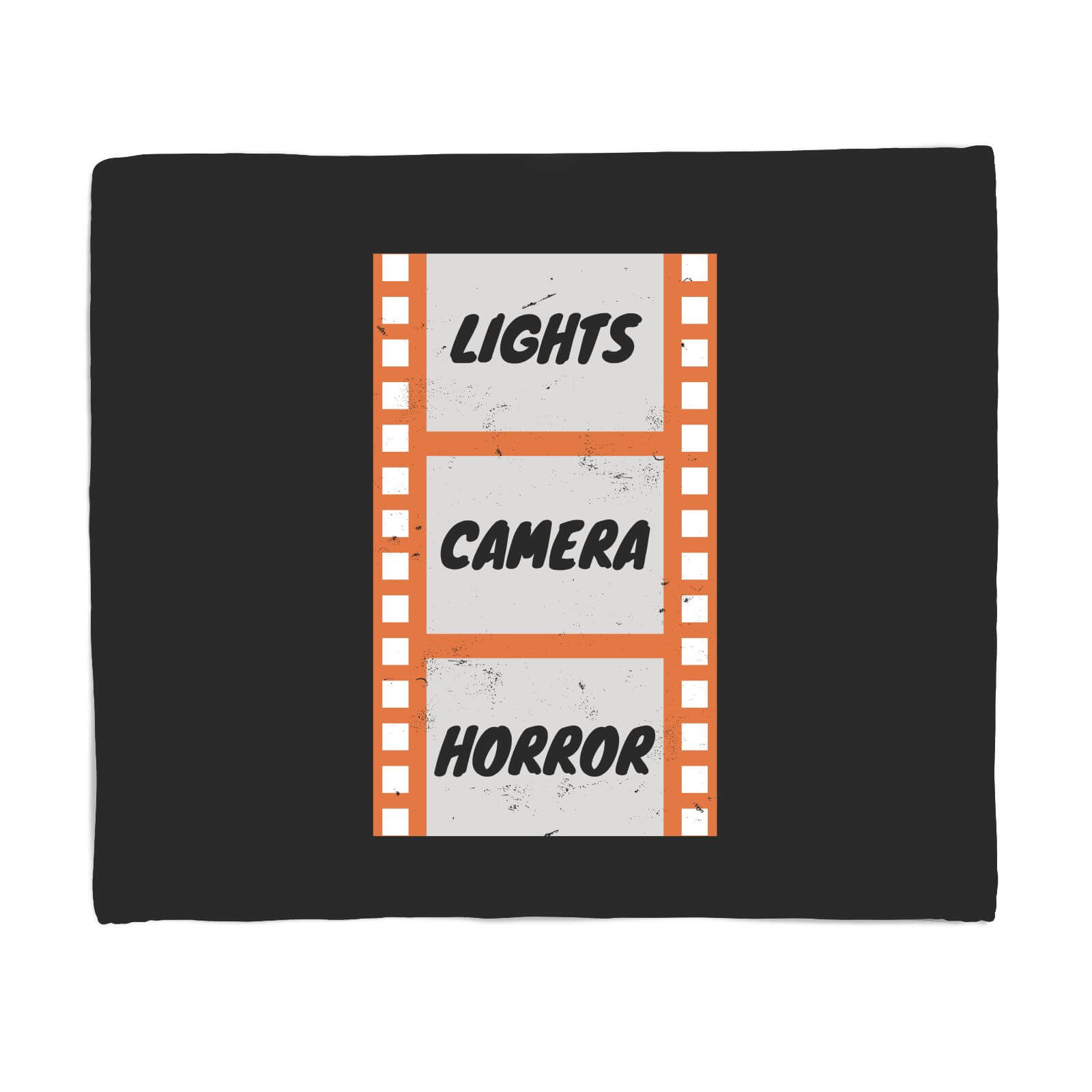 Lights Camera Horror Fleece Blanket - S