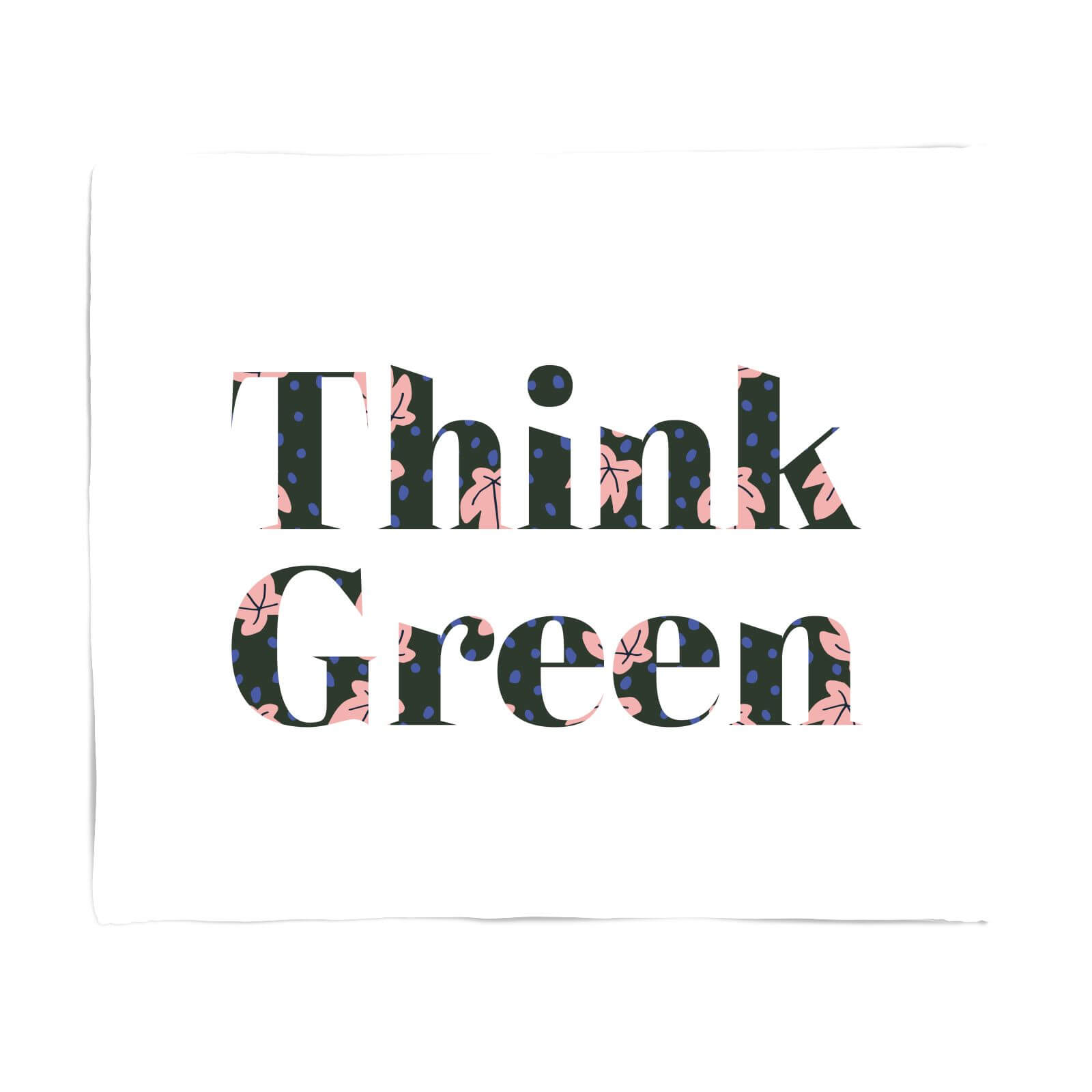 Think Green Fleece Blanket - S