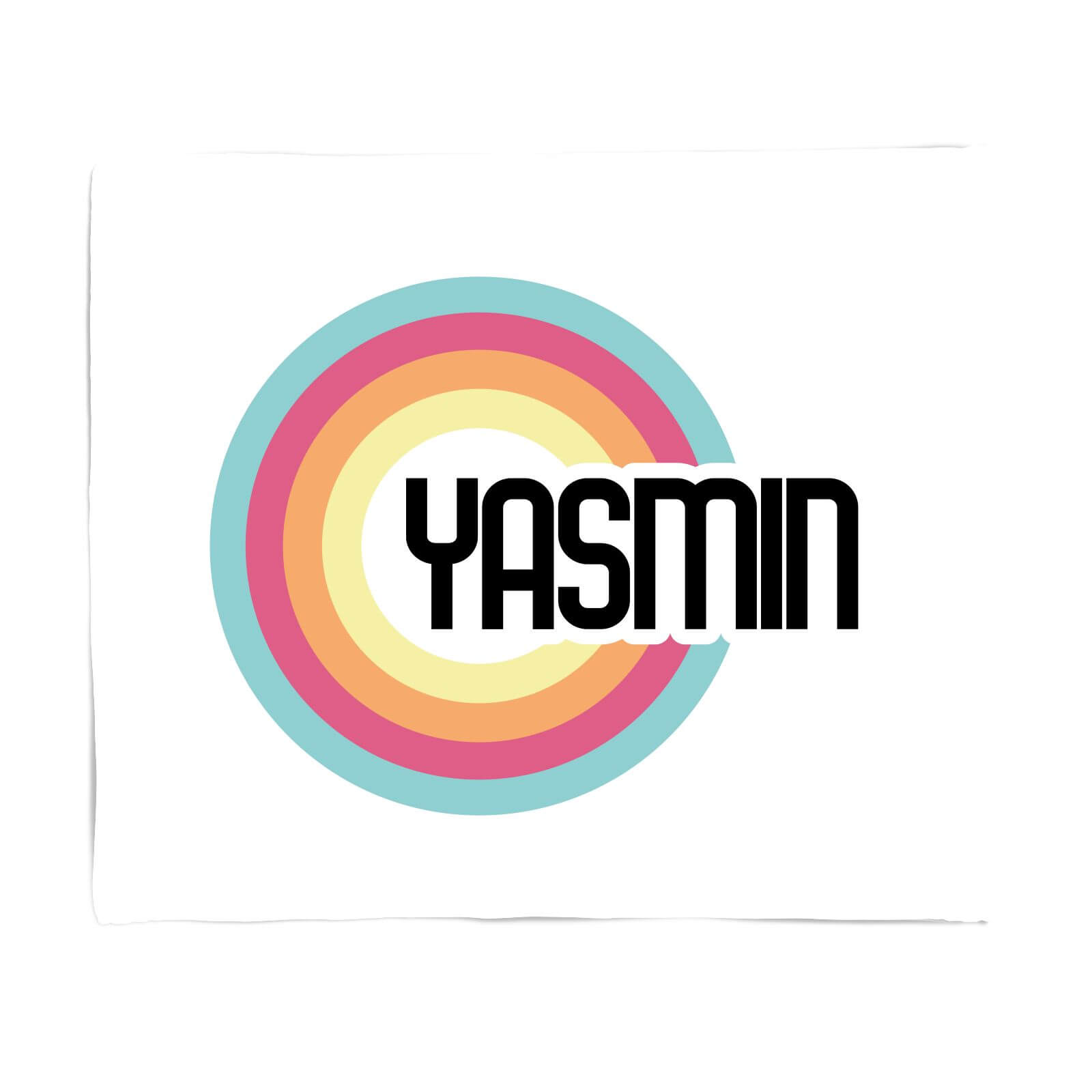 Yasmin Rainbow Fleece Blanket - S