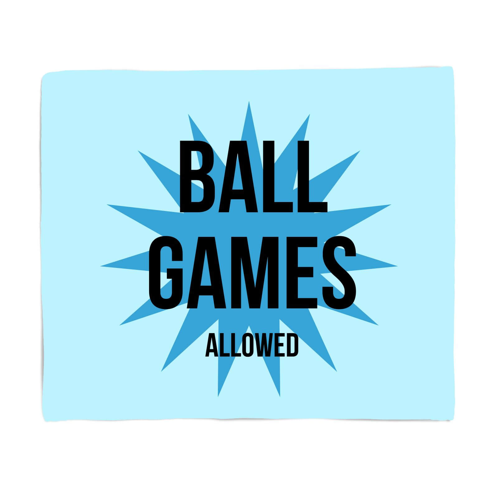 Ball Games Allowed Fleece Blanket - S