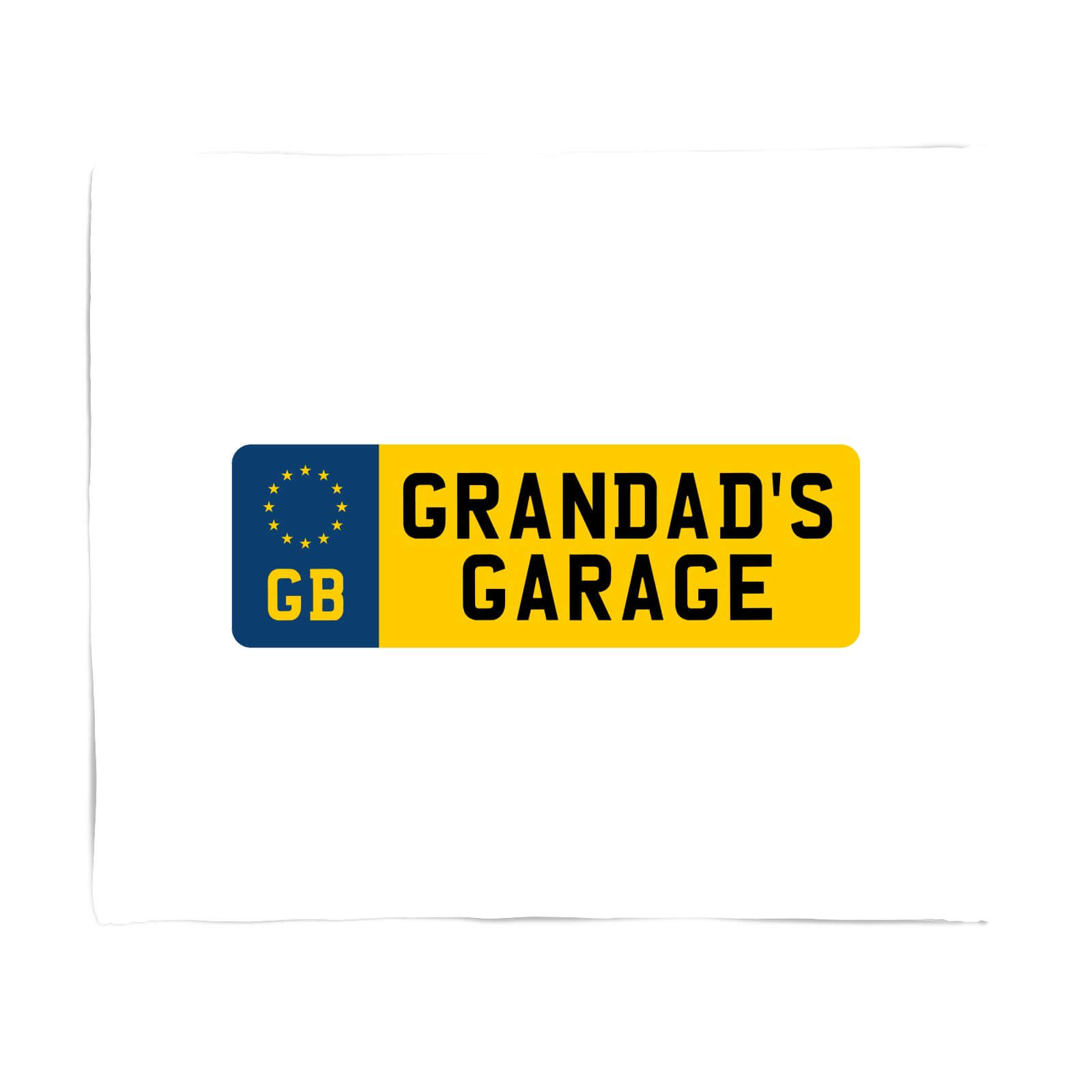 Grandad's Garage Fleece Blanket - S