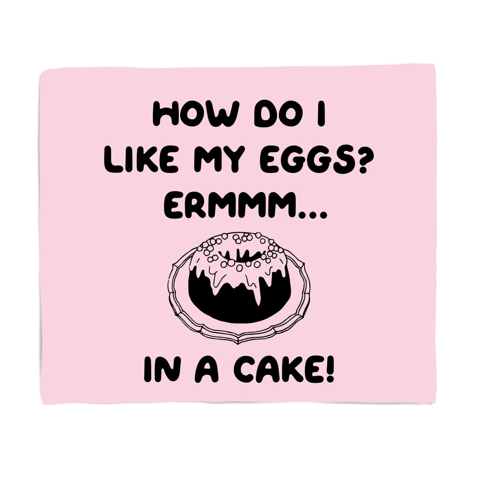 How Do I Like My Eggs? Fleece Blanket - S