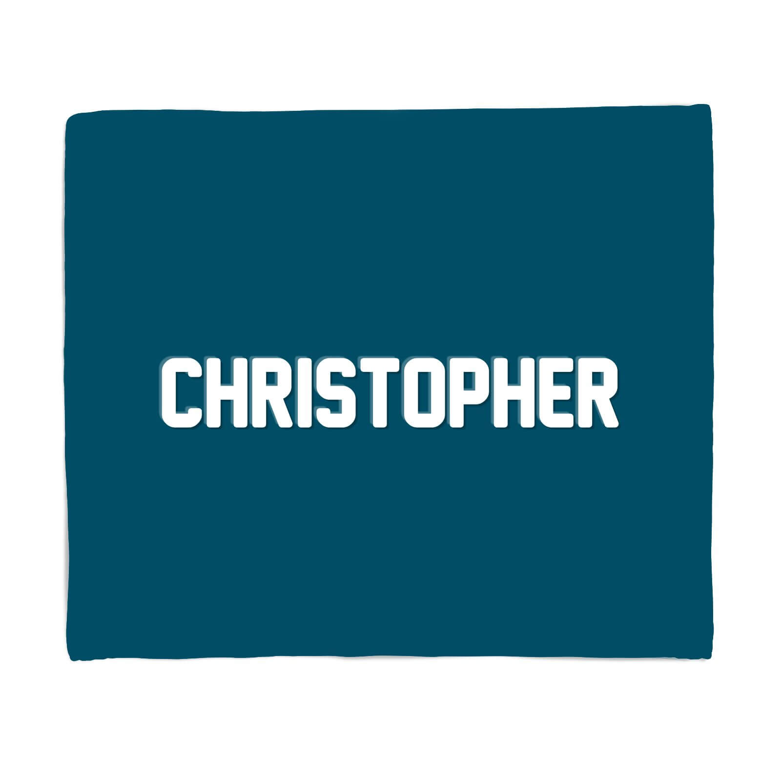 Embossed Christopher Fleece Blanket - S