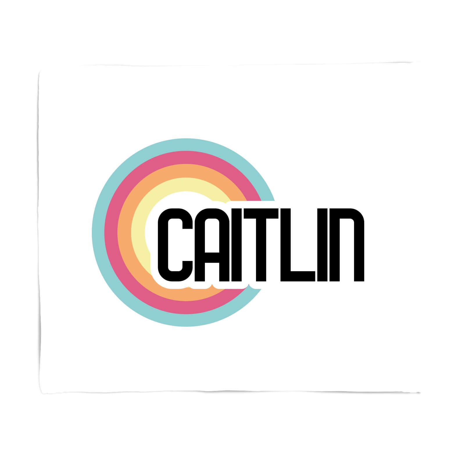 Caitlin Rainbow Fleece Blanket - S
