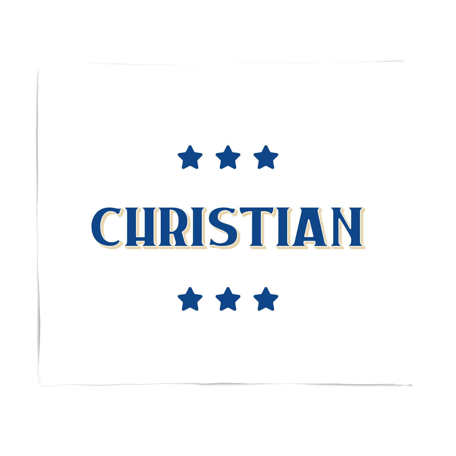 Christian Fleece Blanket - S