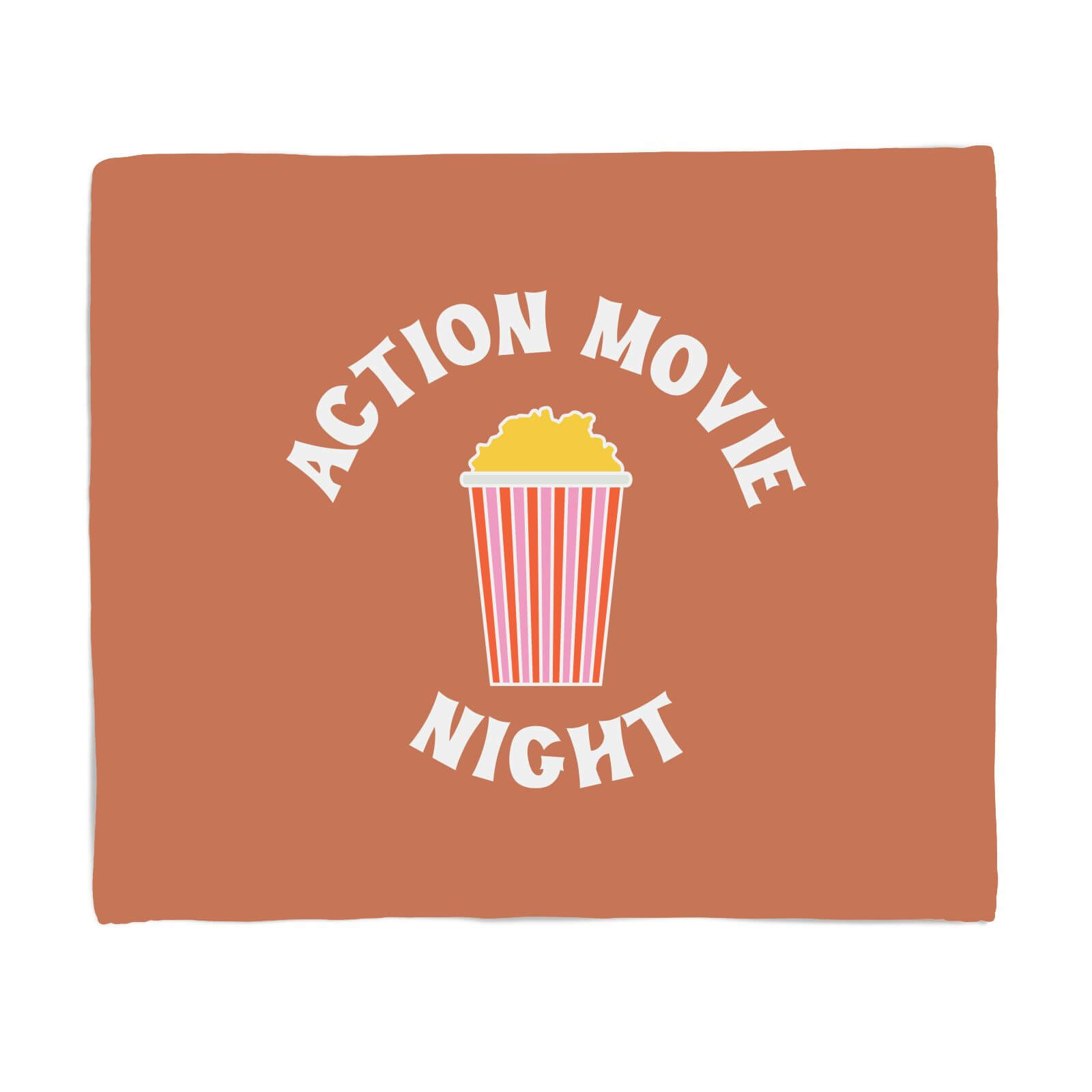 Action Movie Night Fleece Blanket - S