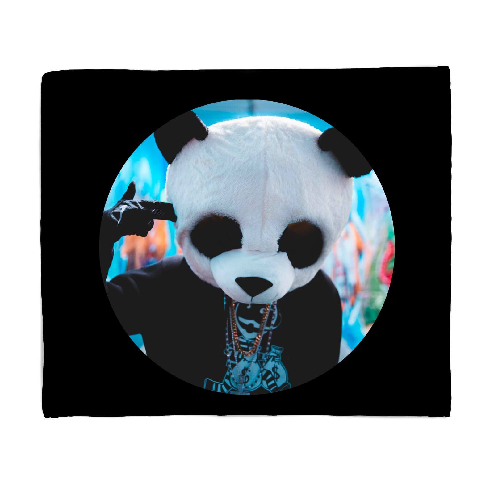Ghetto Panda Fleece Blanket - S