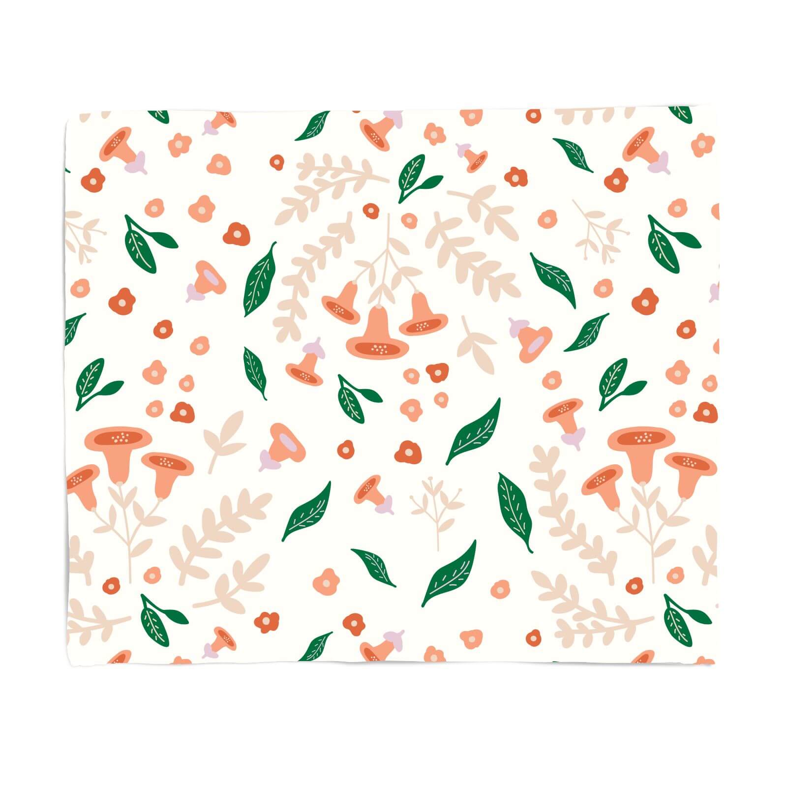 Bells And Leaves Fleece Blanket - S