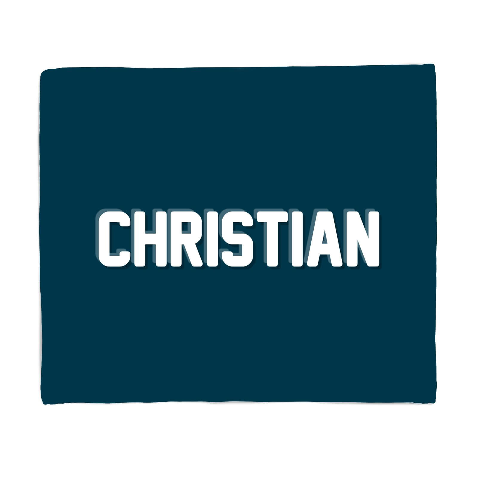 Embossed Christian Fleece Blanket - S