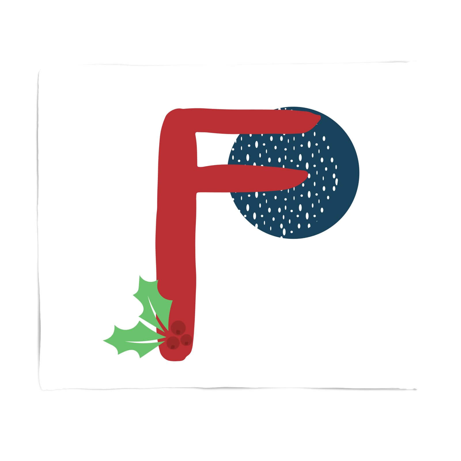 F Fleece Blanket - S