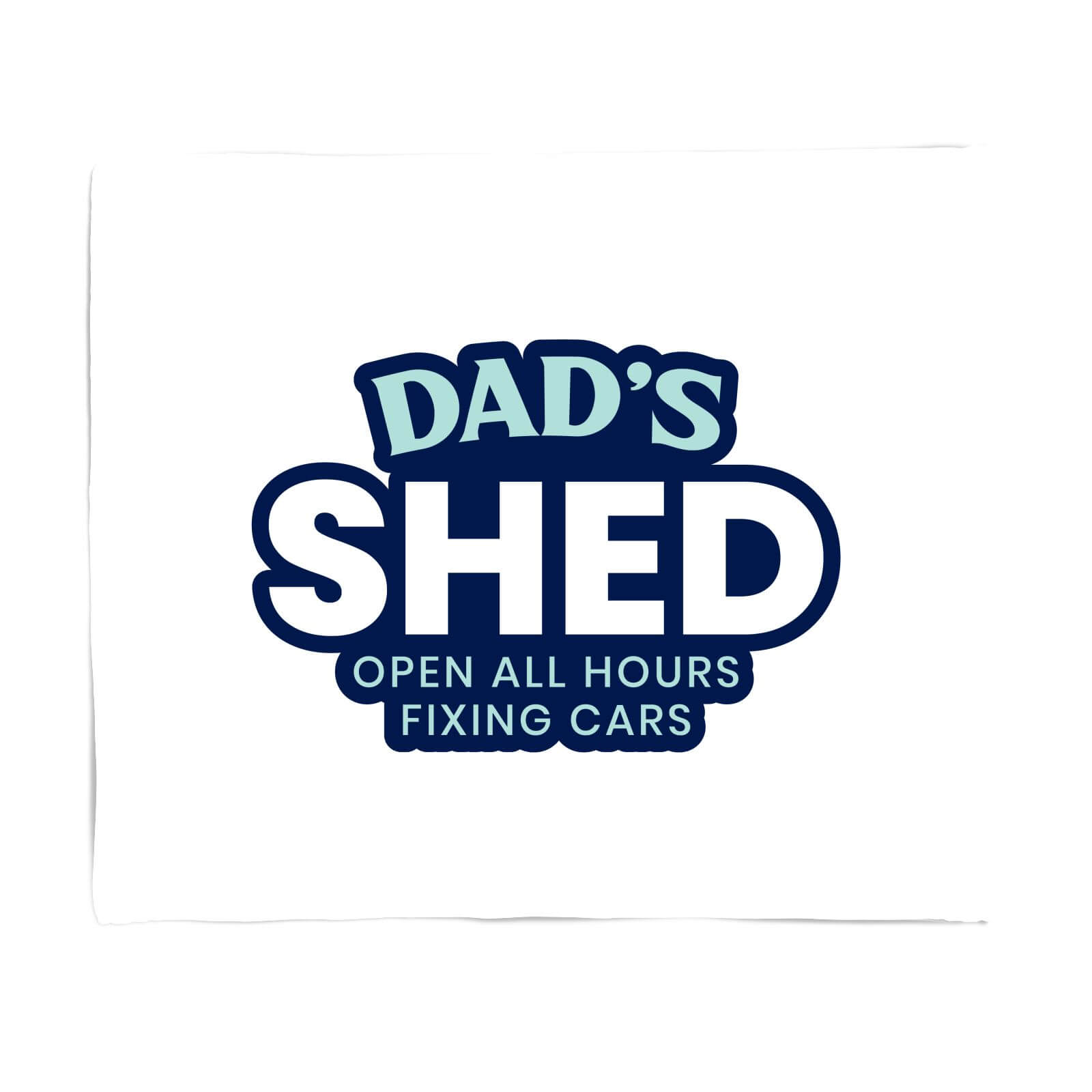 Dad's Shed Fleece Blanket - S