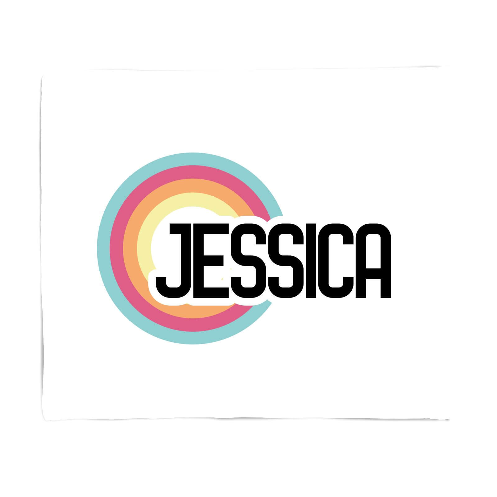 Jessica Rainbow Fleece Blanket - S