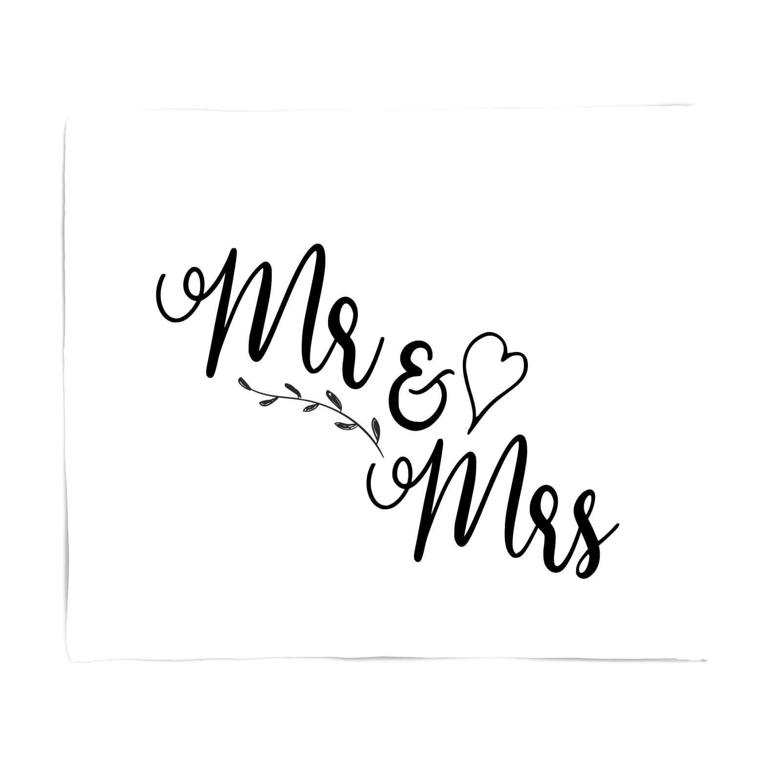 Mr & Mrs Fleece Blanket - S