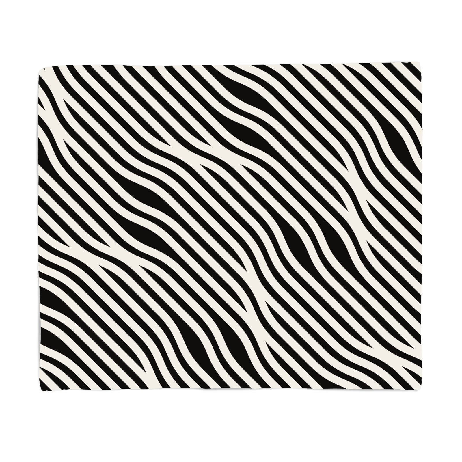 Weaved Lines Fleece Blanket - S