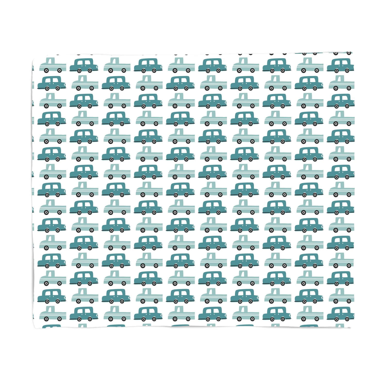 Blue Car Fleece Blanket - S