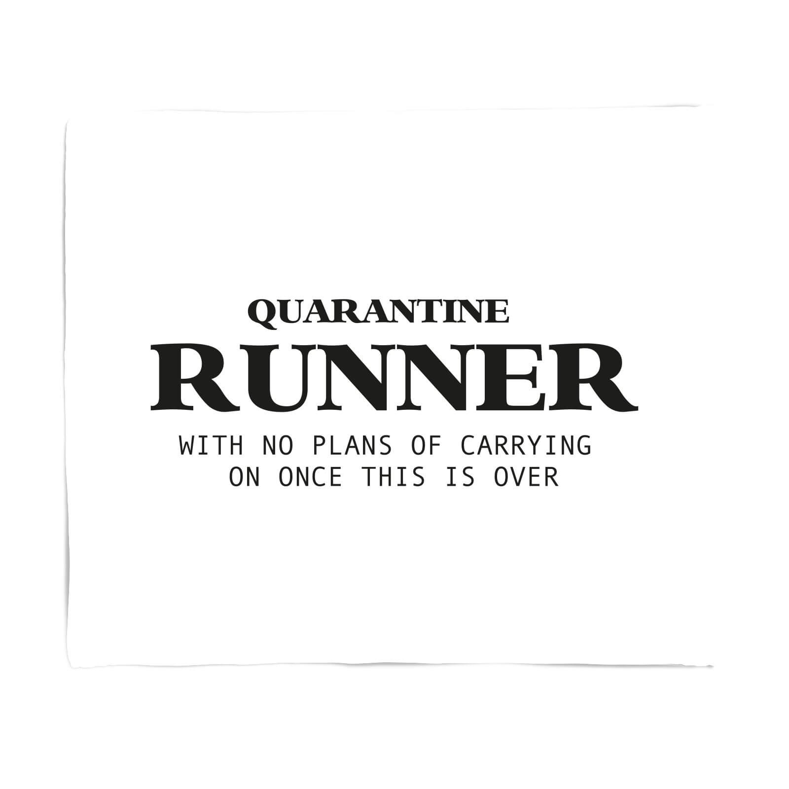 Quarantine Runner Fleece Blanket - S