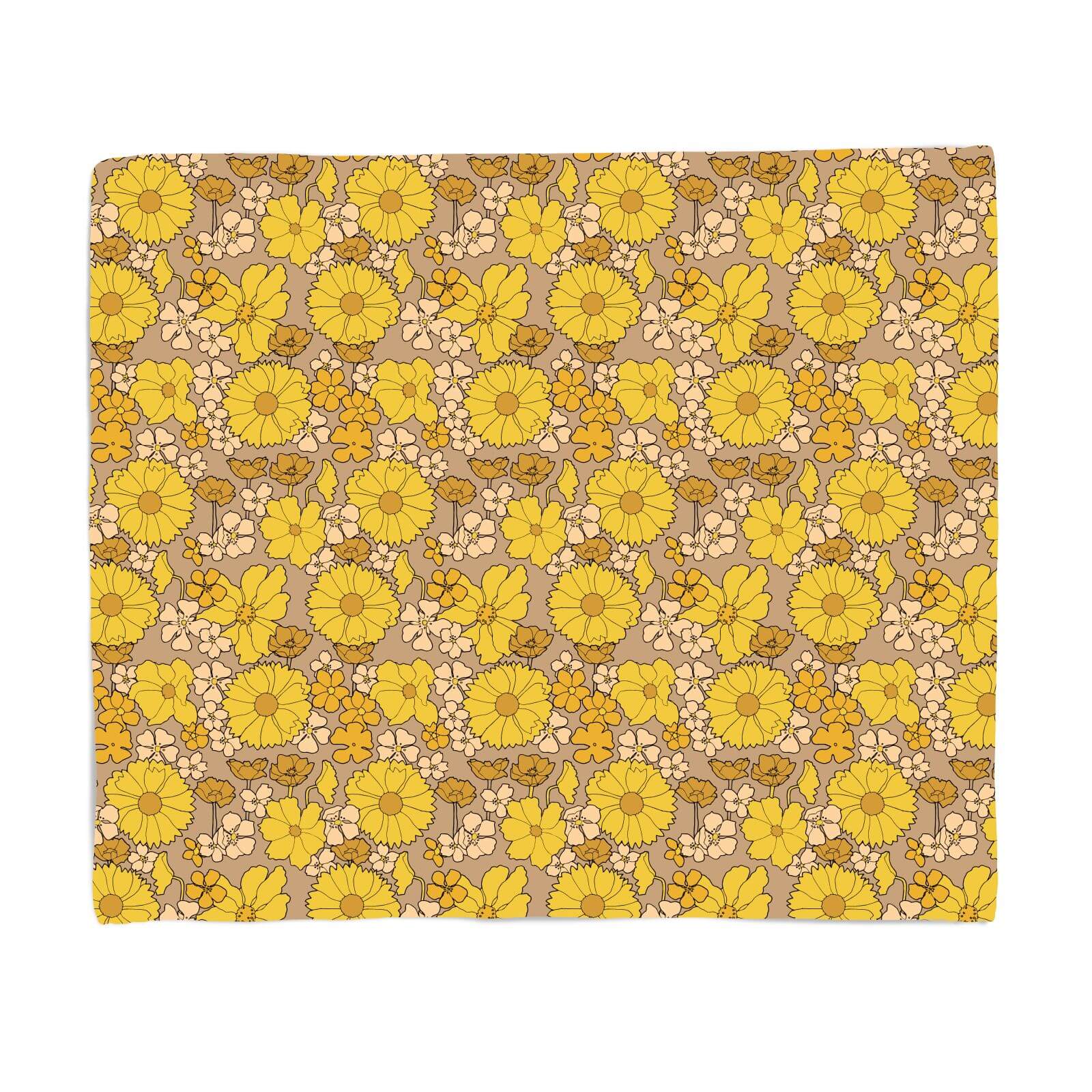 60s Wallpaper Fleece Blanket - S