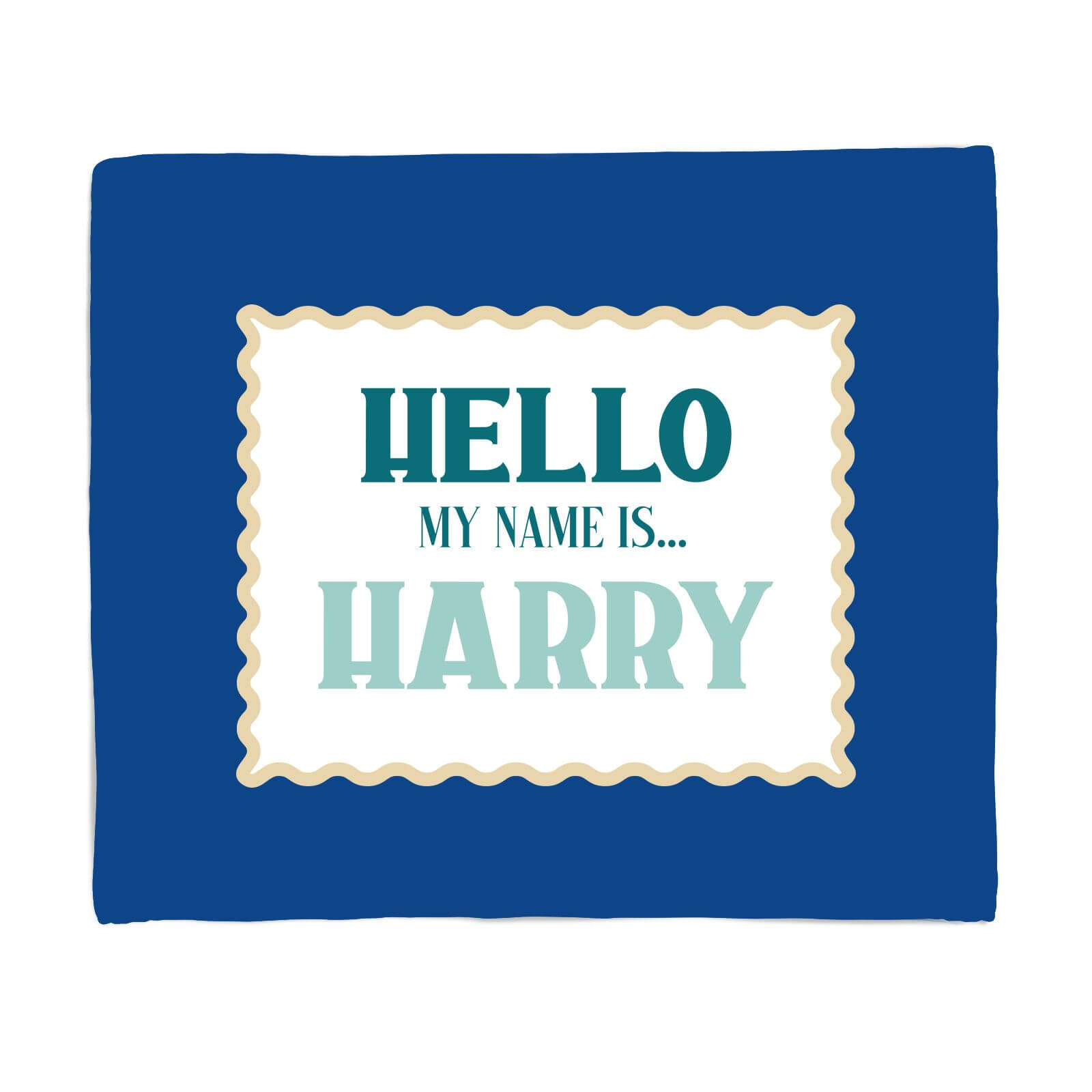 Hello, My Name Is Harry Fleece Blanket - S